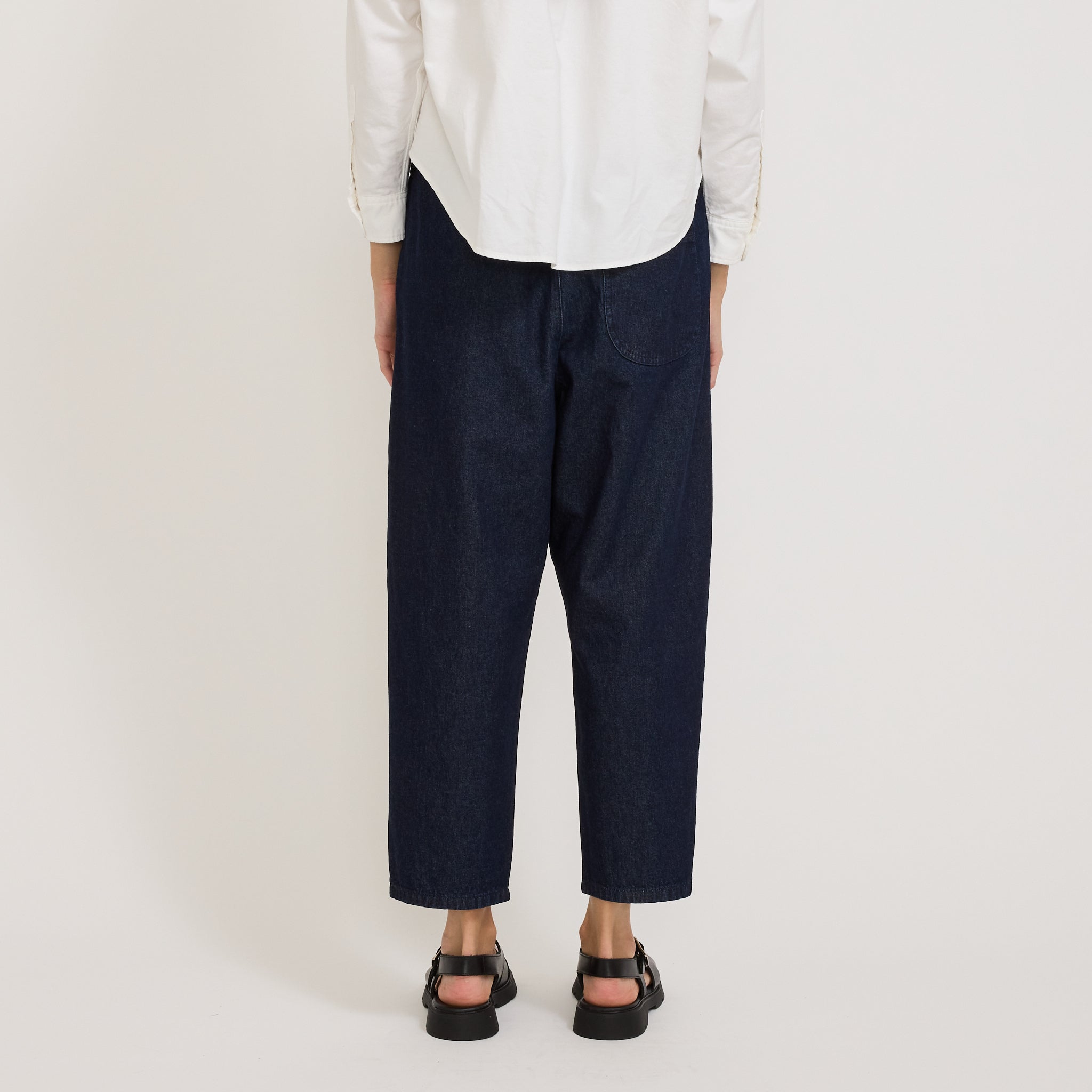 Danton | Womens Easy Pants 10oz Denim Indigo | Maplestore