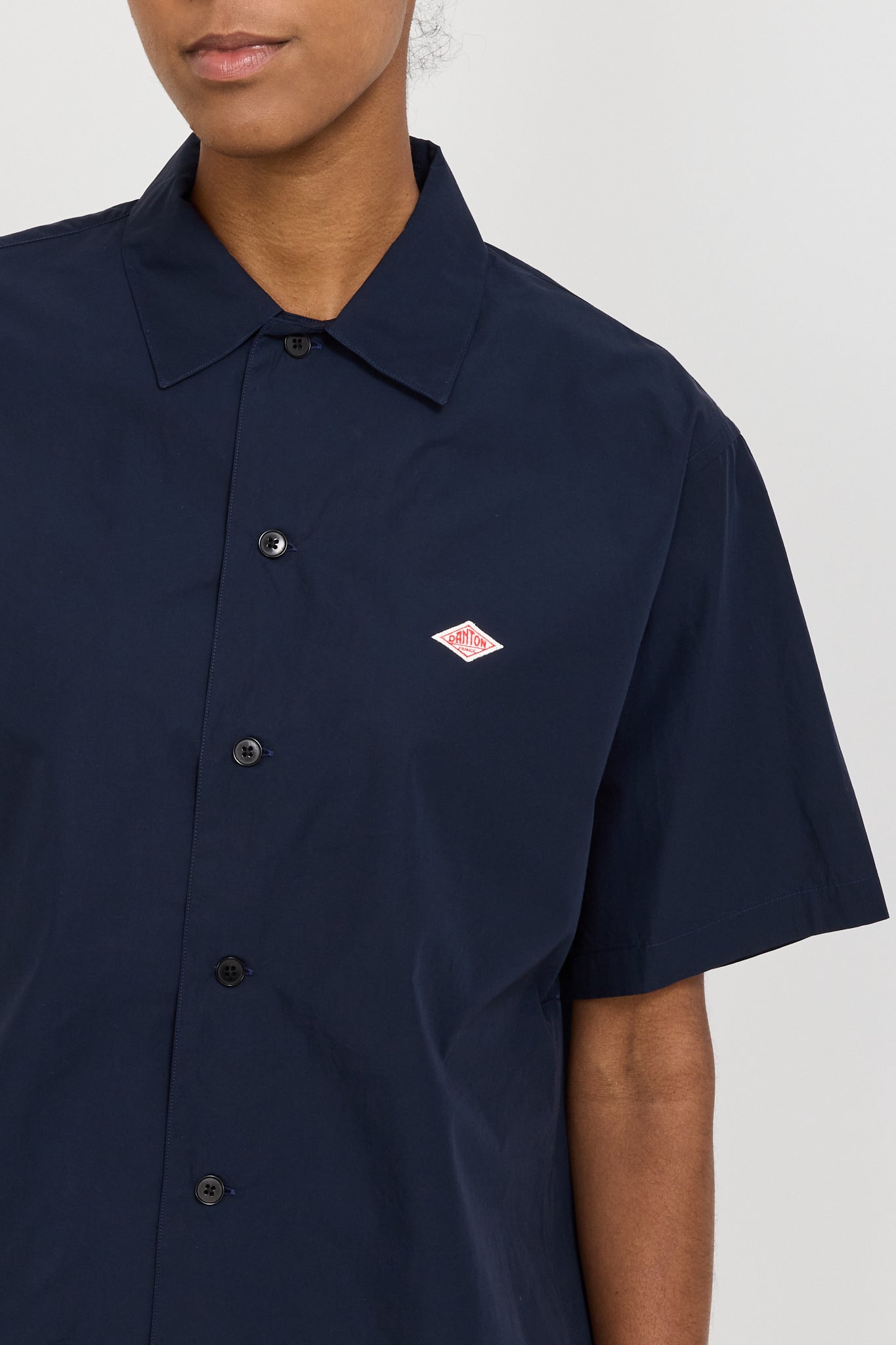 Danton | Half Sleeve Shirt Navy | Maplestore