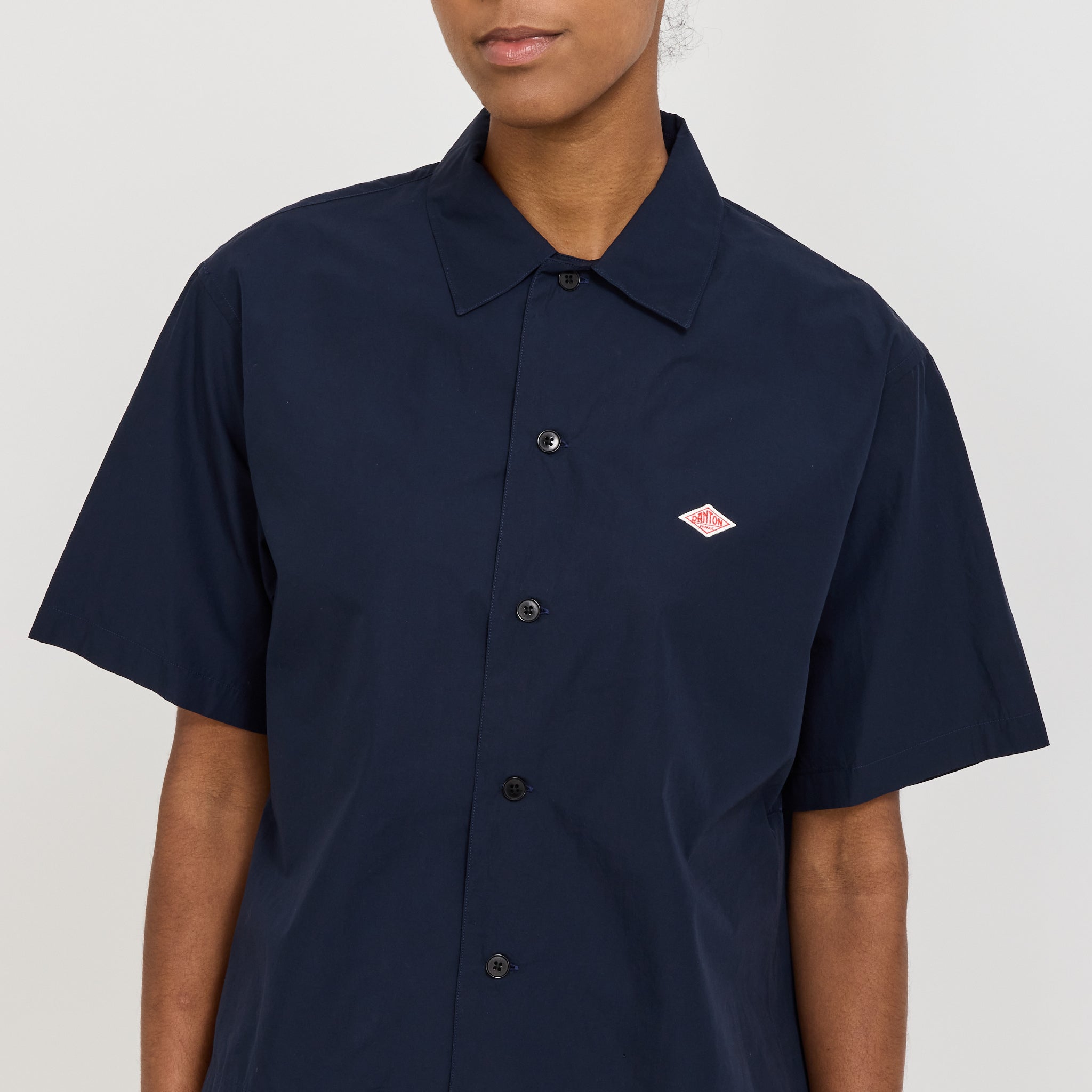 Danton | Half Sleeve Shirt Navy | Maplestore