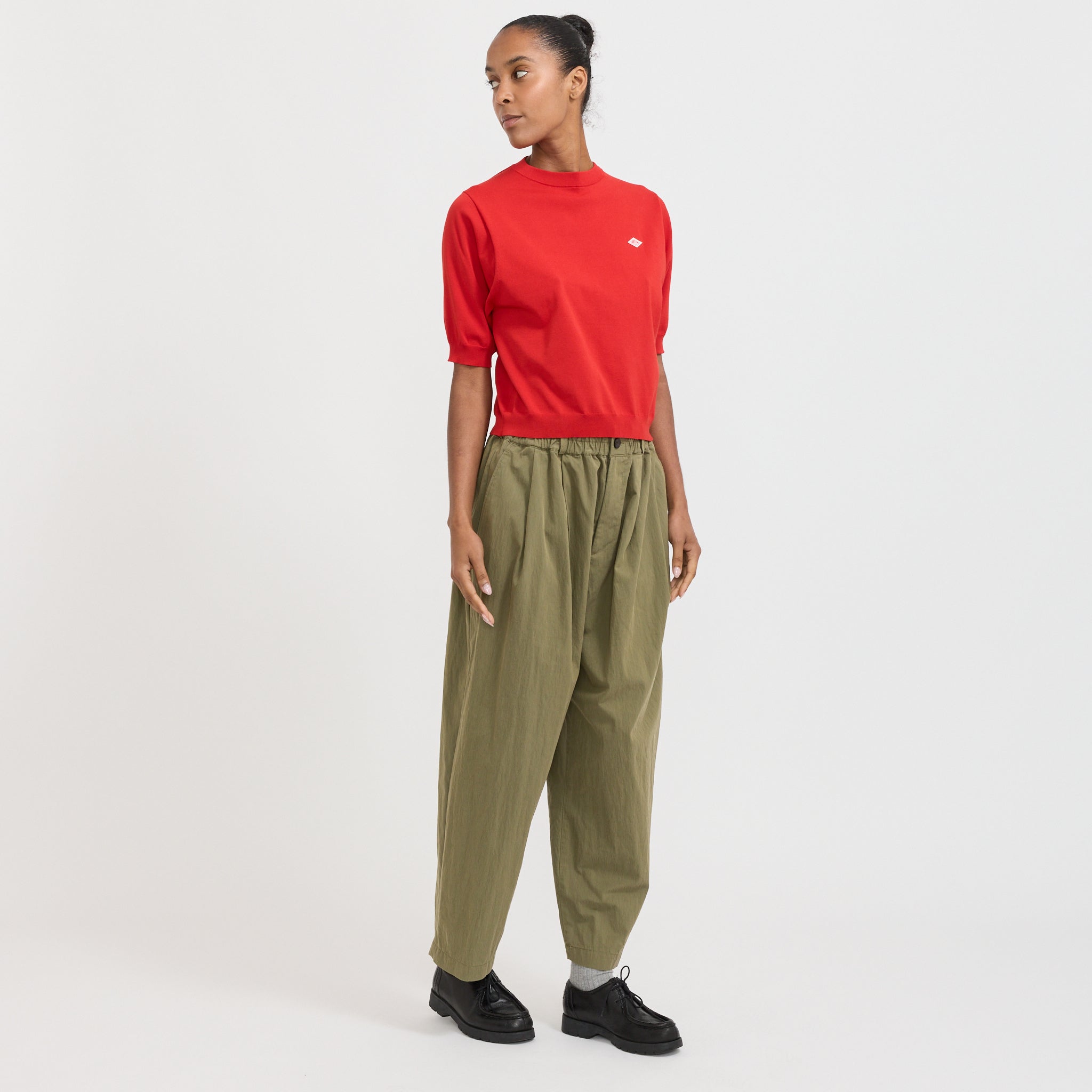 Danton | Half Sleeve Crew Neck Red | Maplestore