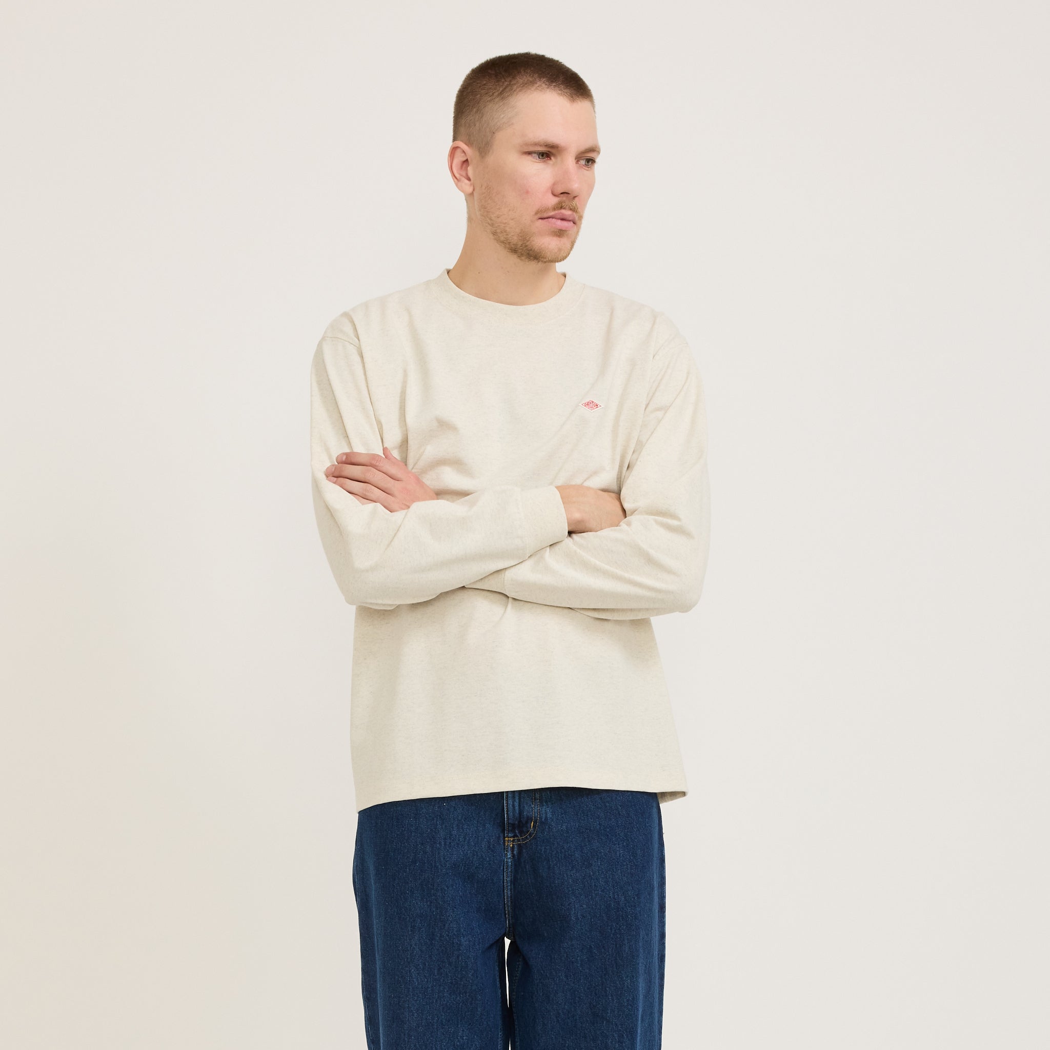 Long Sleeve T-Shirt Heather Ivory