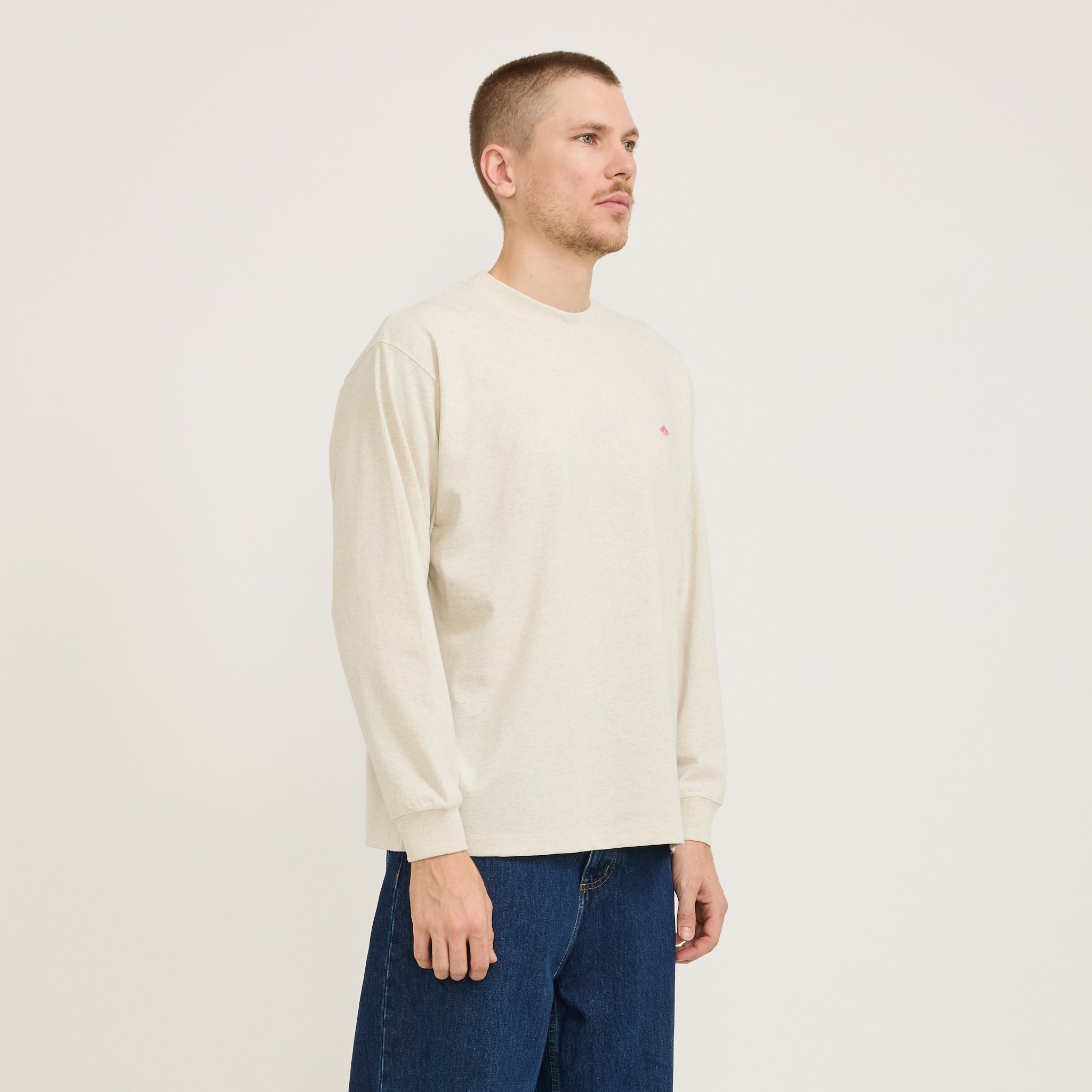 Long Sleeve T-Shirt Heather Ivory