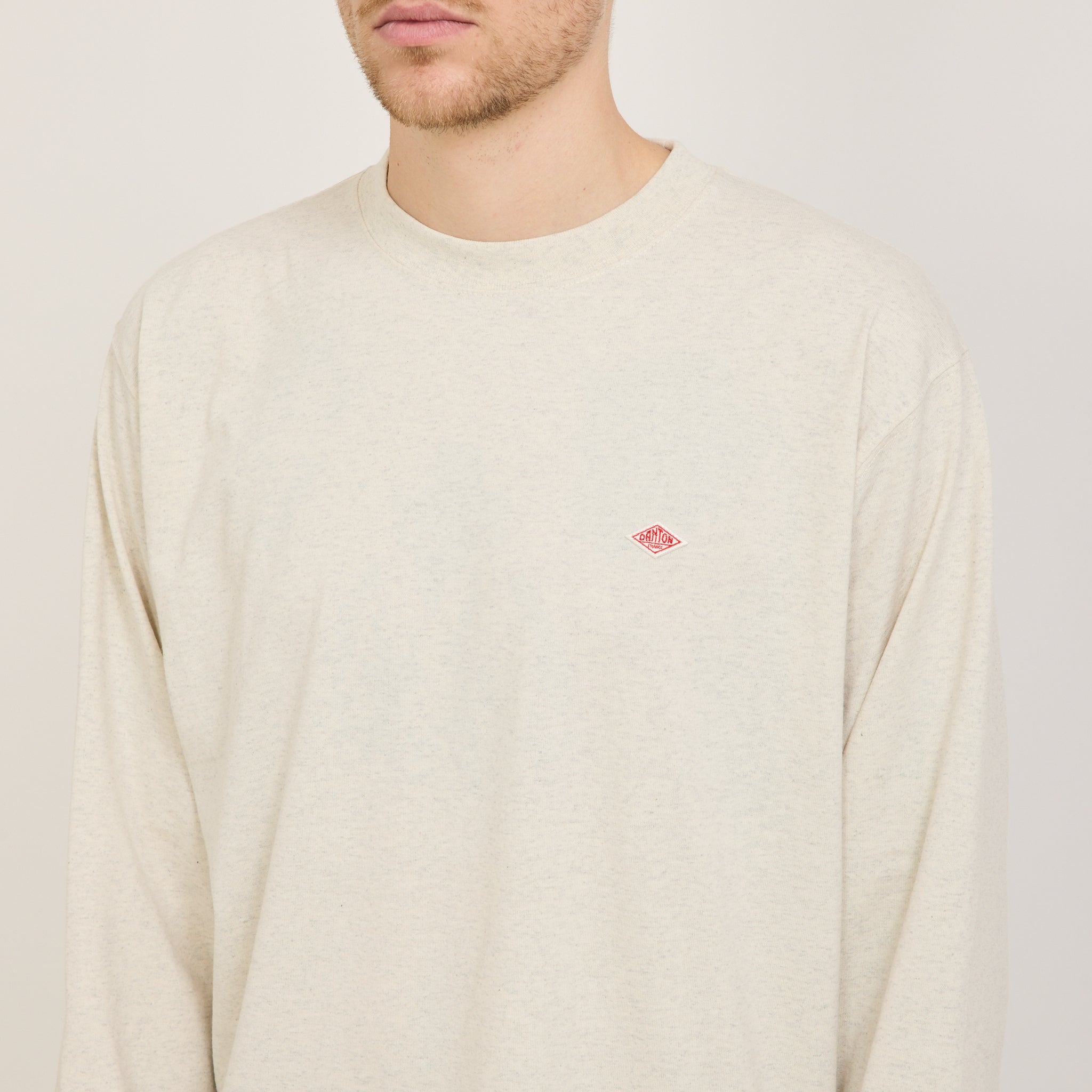 Long Sleeve T-Shirt Heather Ivory