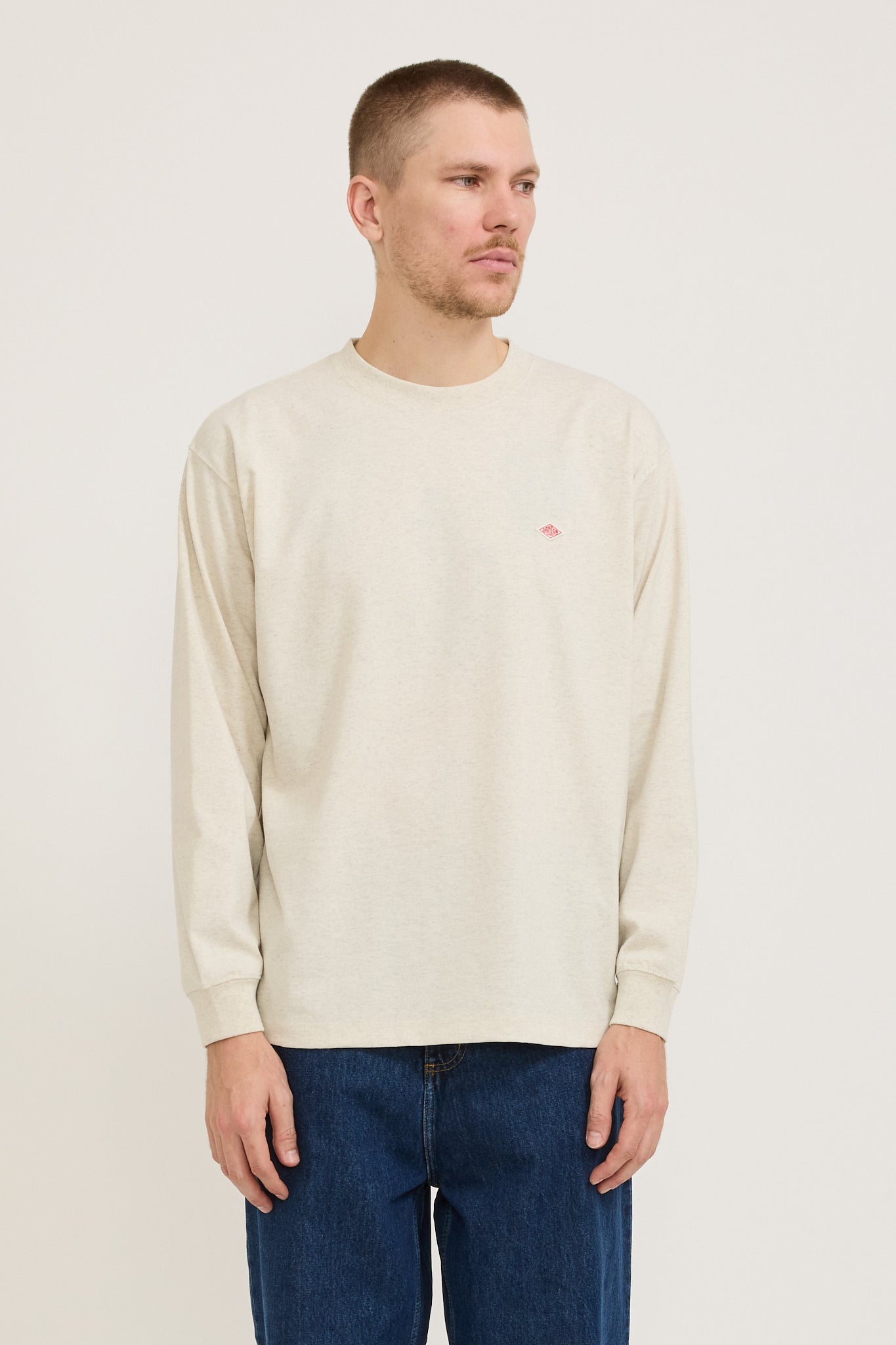 Long Sleeve T-Shirt Heather Ivory