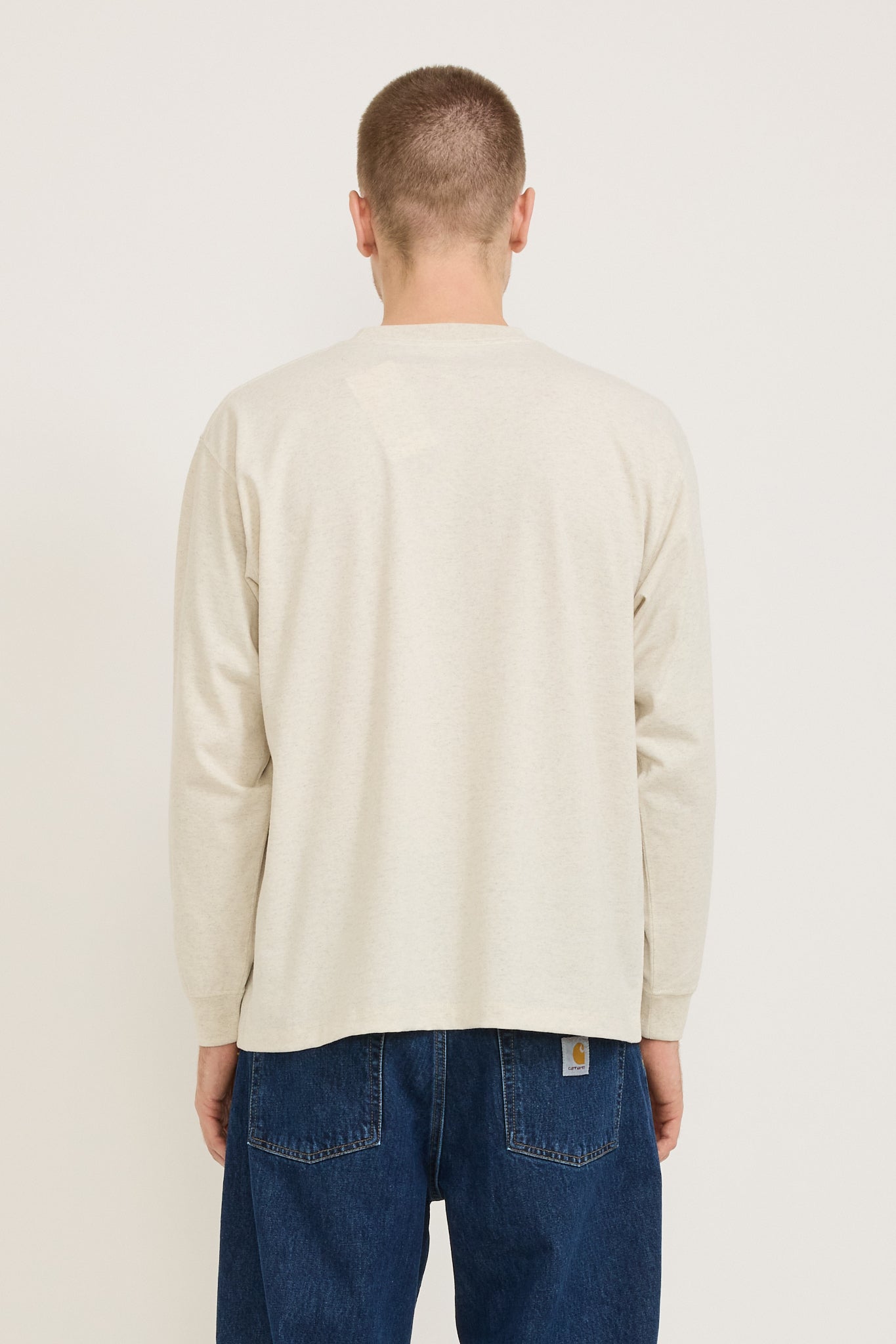 Long Sleeve T-Shirt Heather Ivory