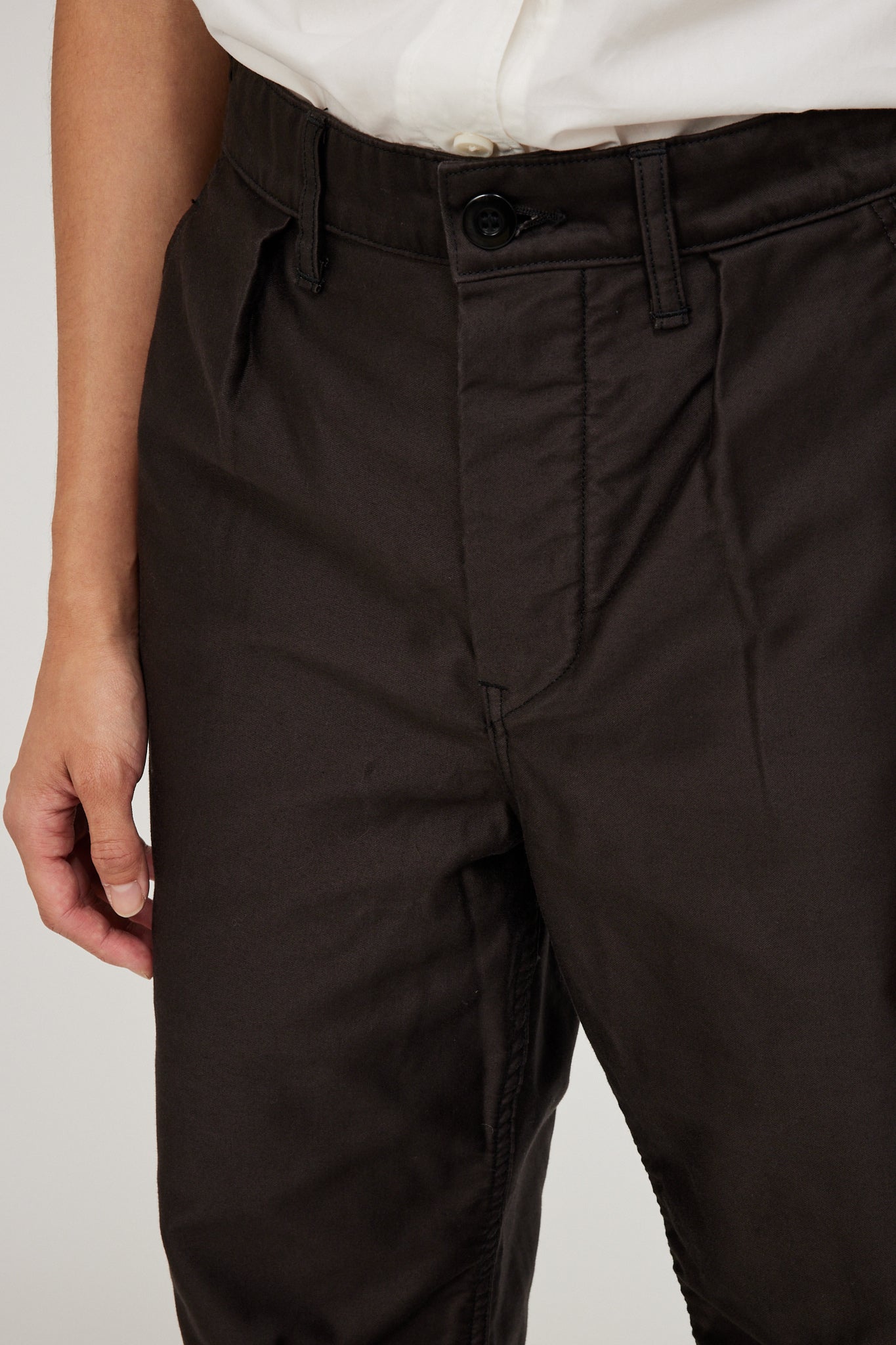 Danton | Mole Skin Work Pants Dark Brown Womens | Maplestore