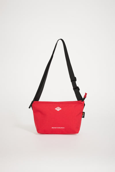 Danton | Montsouris Shoulder Bag Cordura Canvas Carmine Red | Maplestore