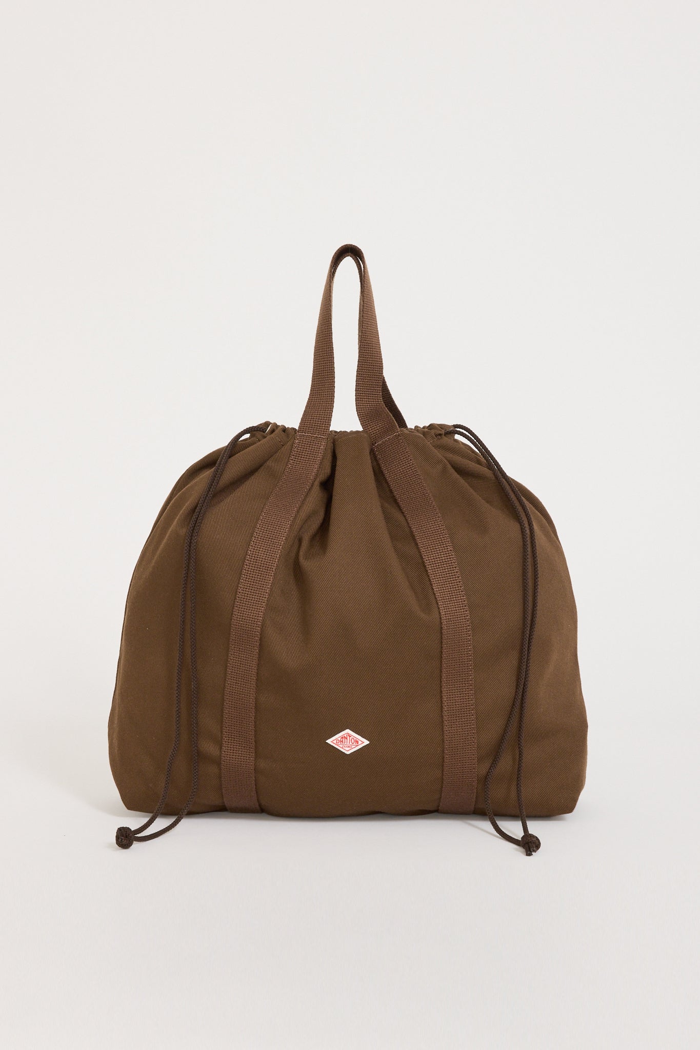 Montrouge Drawstring Tote Bag Brown