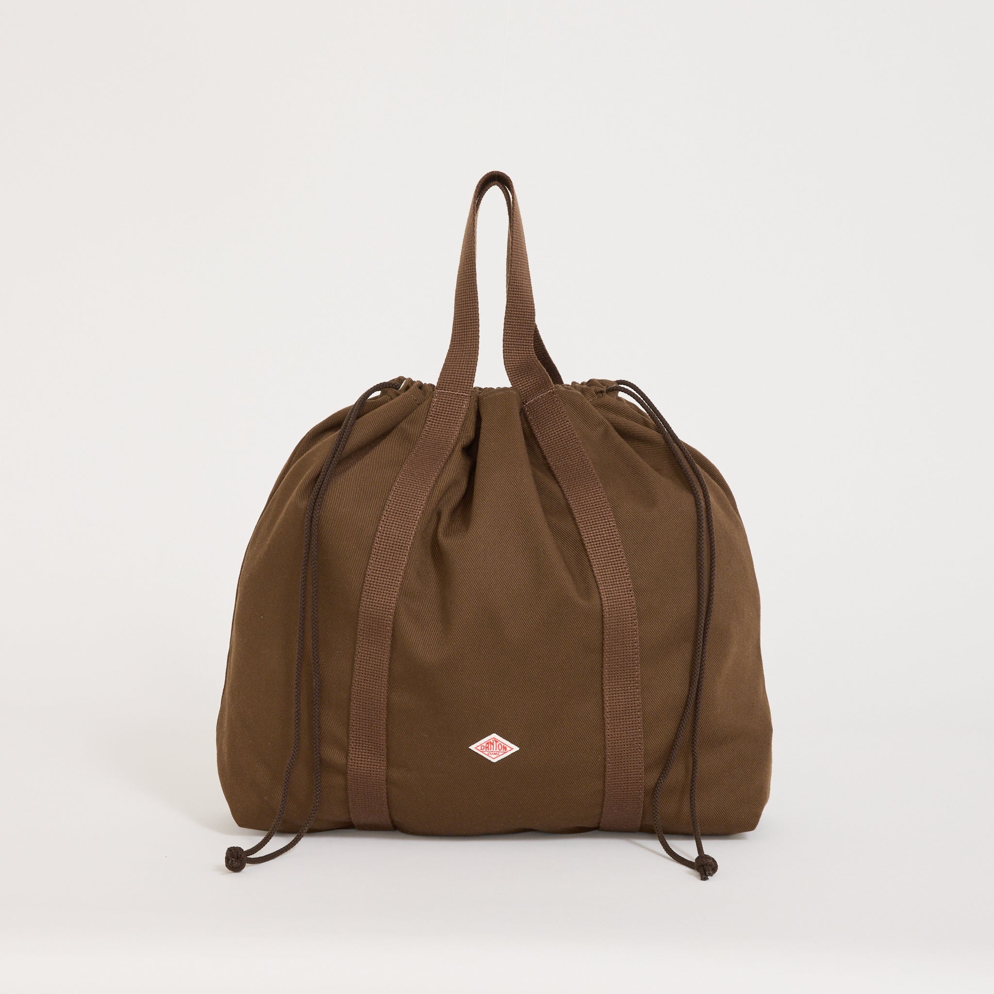 Montrouge Drawstring Tote Bag Brown