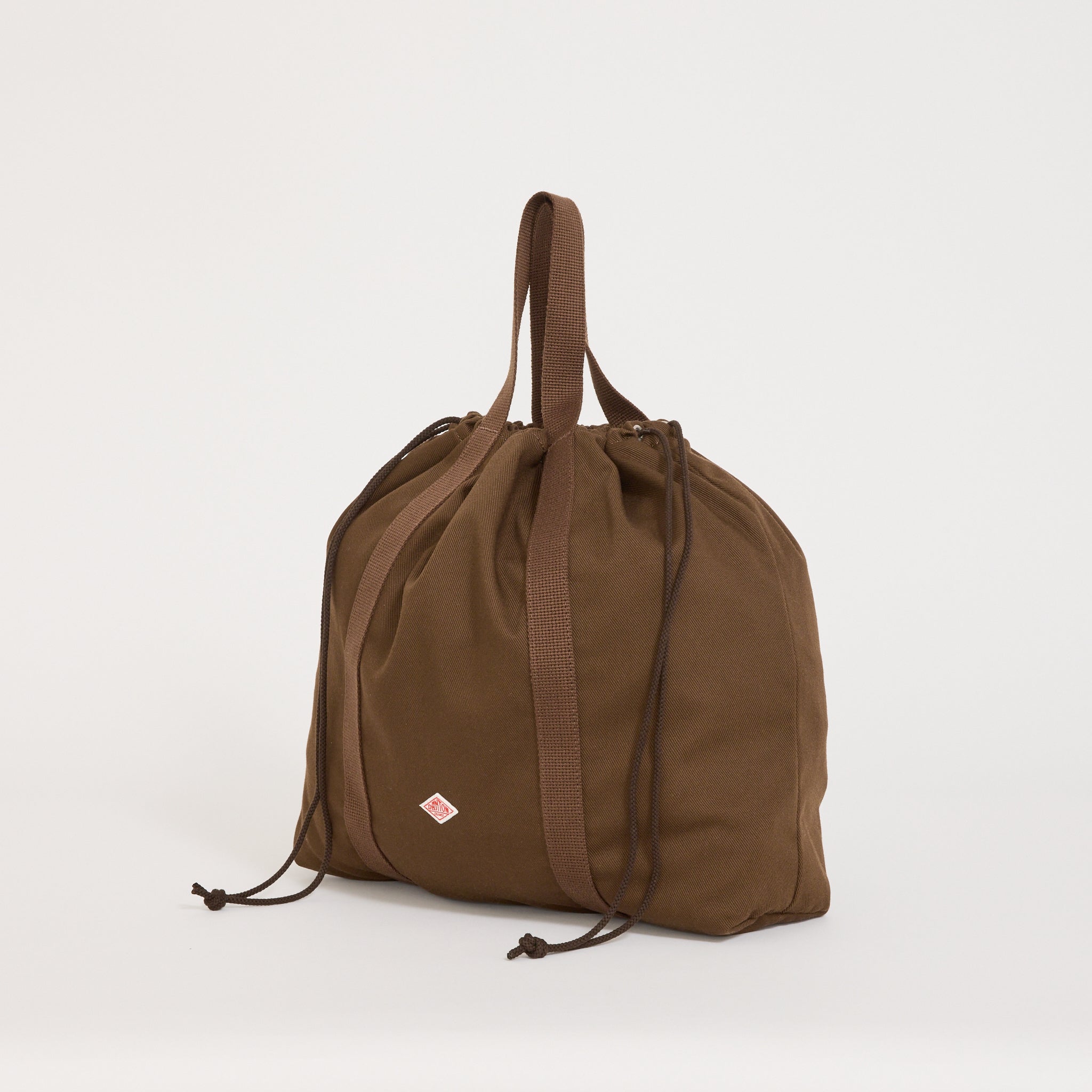 Montrouge Drawstring Tote Bag Brown