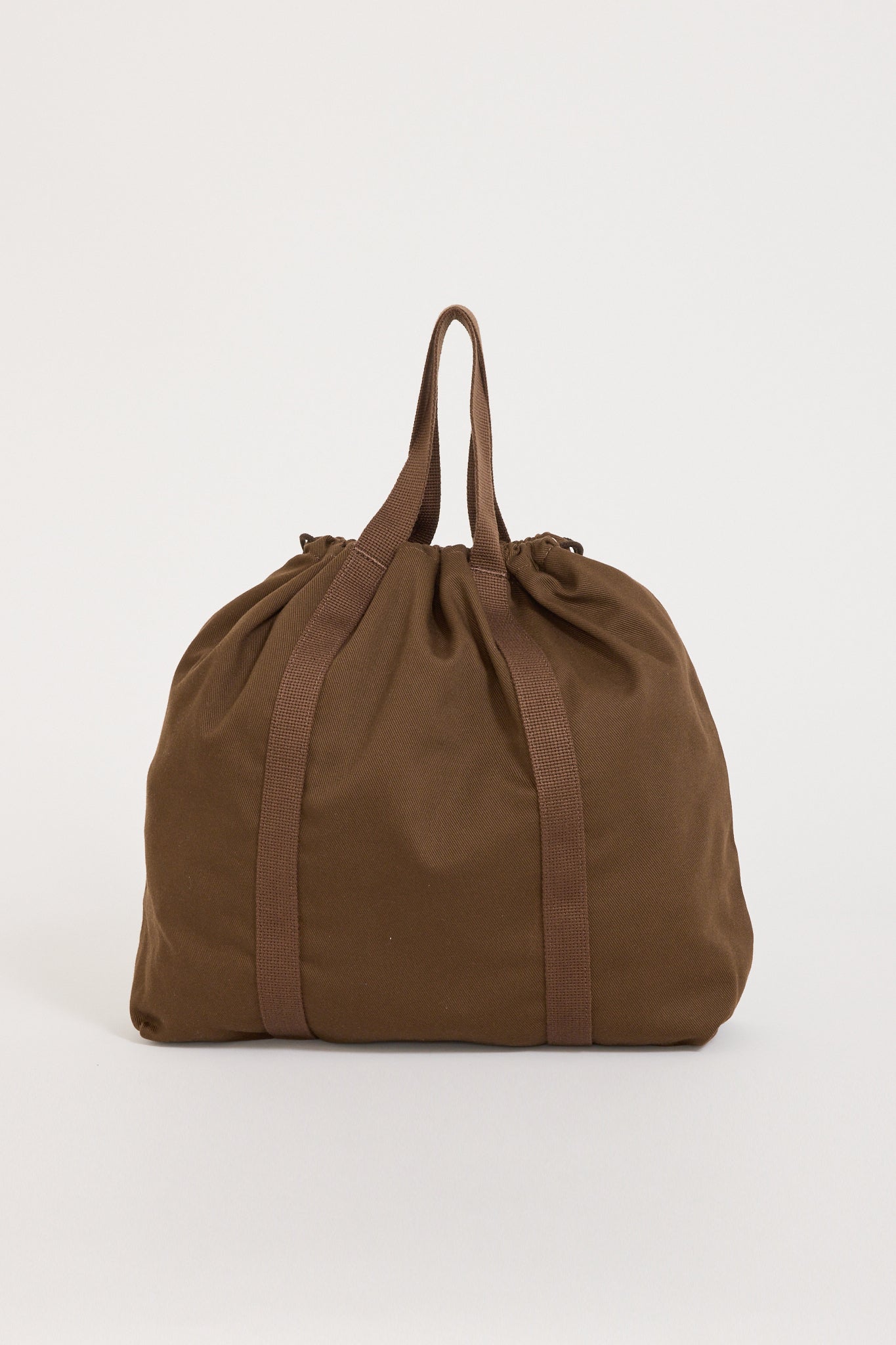 Montrouge Drawstring Tote Bag Brown