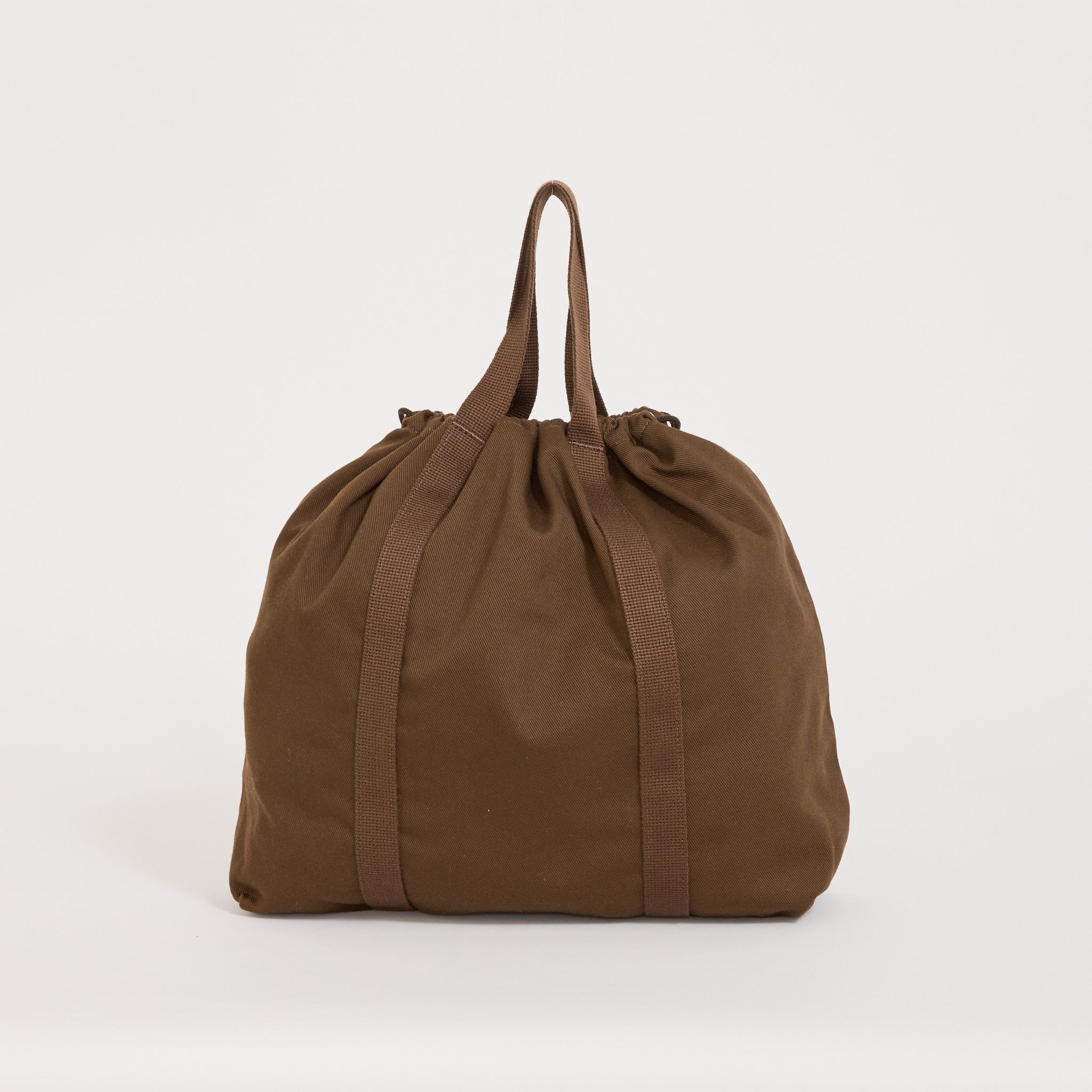 Montrouge Drawstring Tote Bag Brown