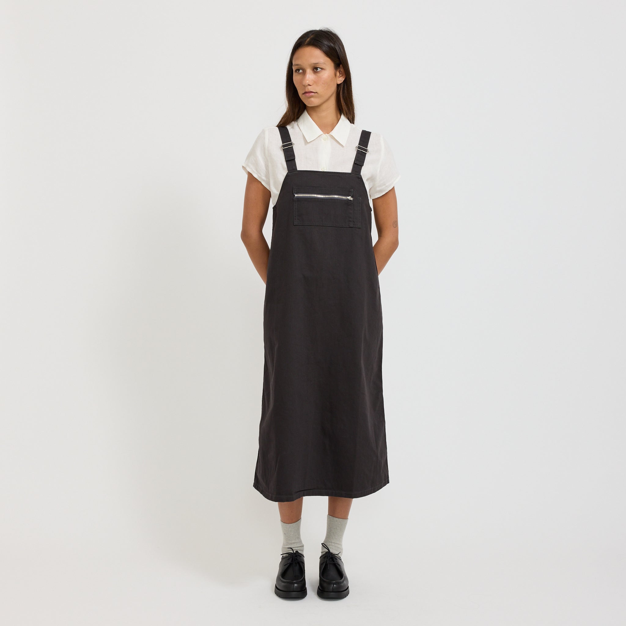 Danton | Overall Skirt Charcoal Black | Maplestore