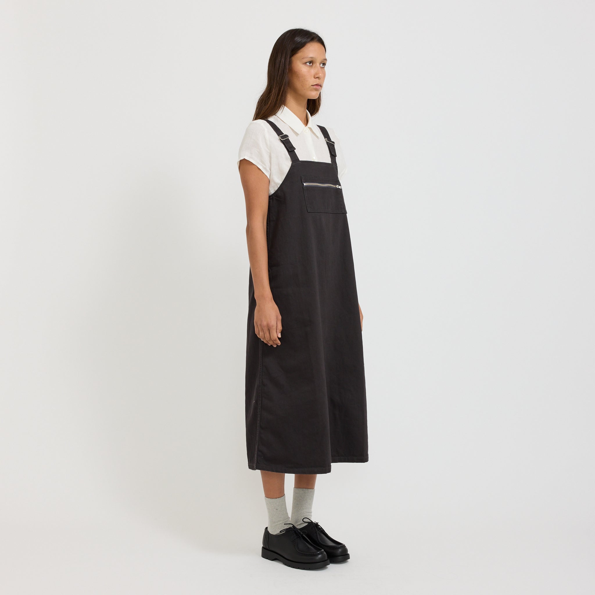 Danton | Overall Skirt Charcoal Black | Maplestore
