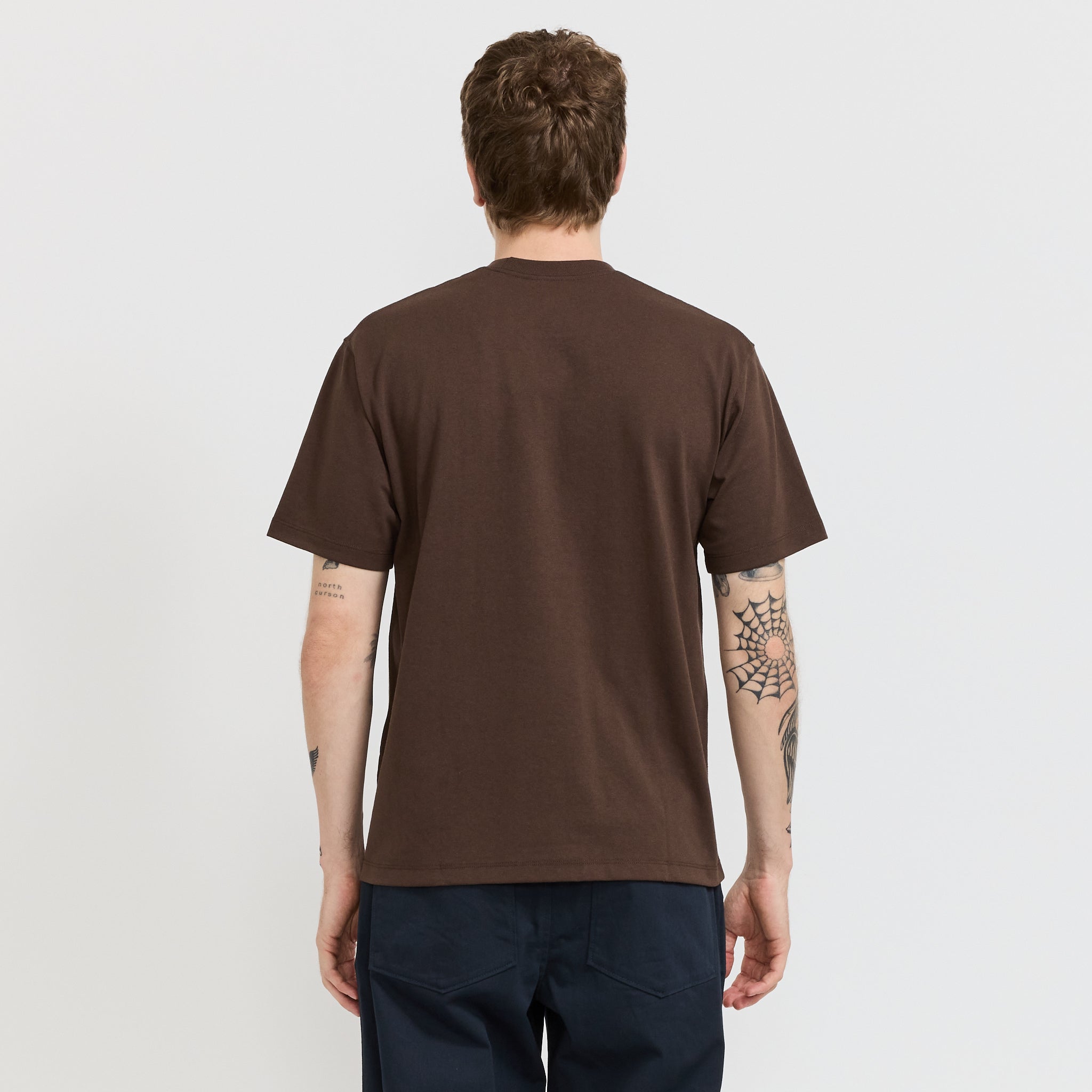 Danton | Pocket T-Shirt Dark Brown | Maplestore