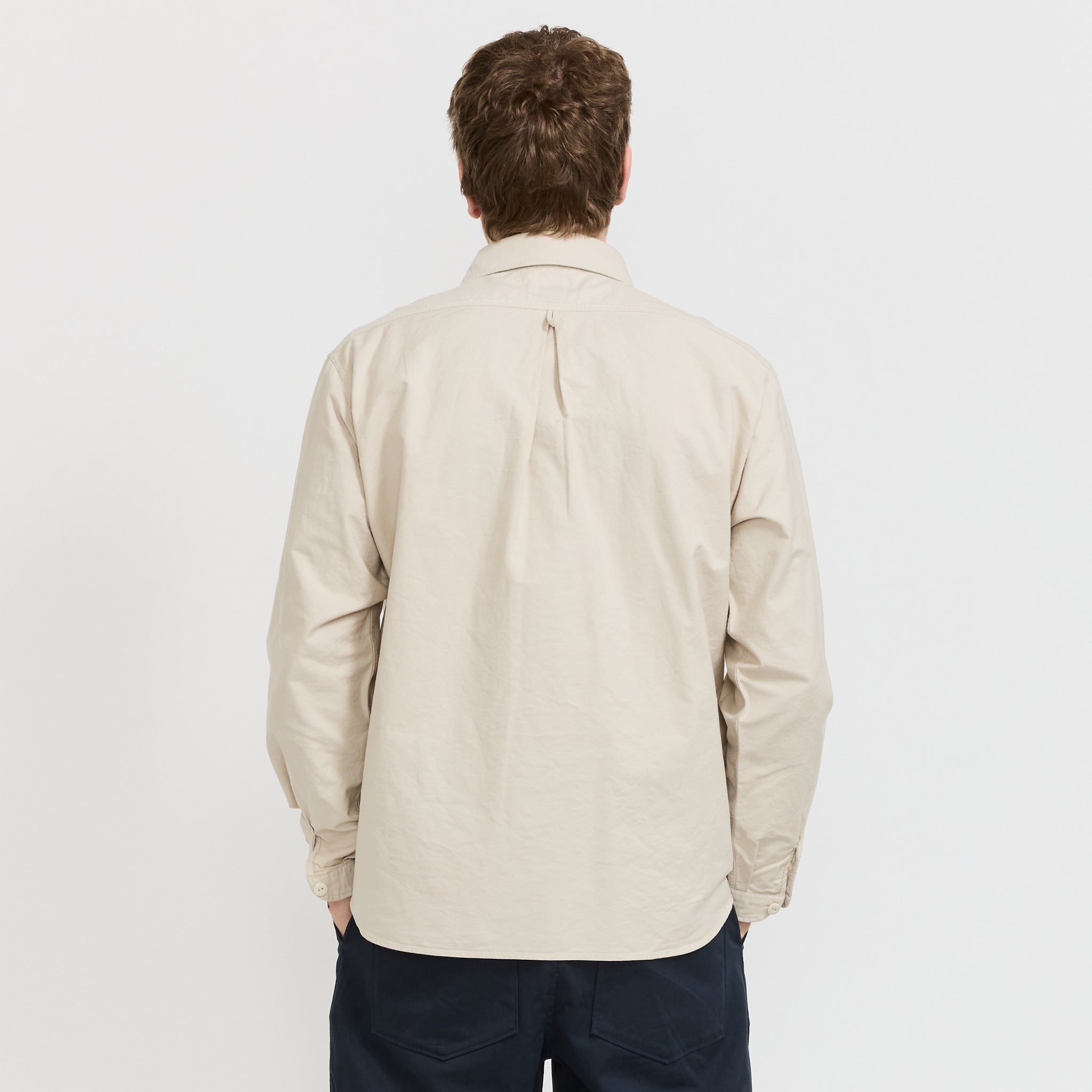 Danton | Round Collar P.O Shirt Oyster | Maplestore