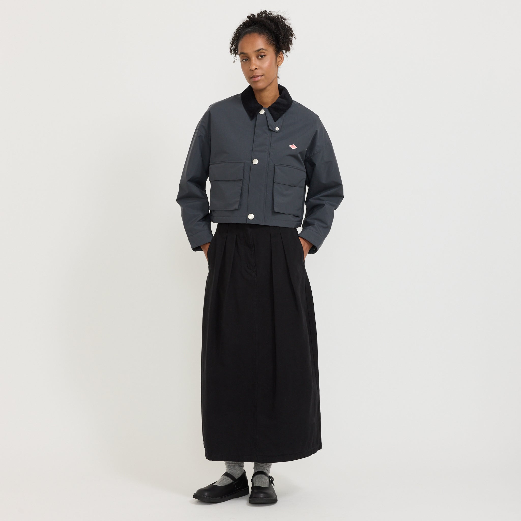 Short Jacket Charcoal