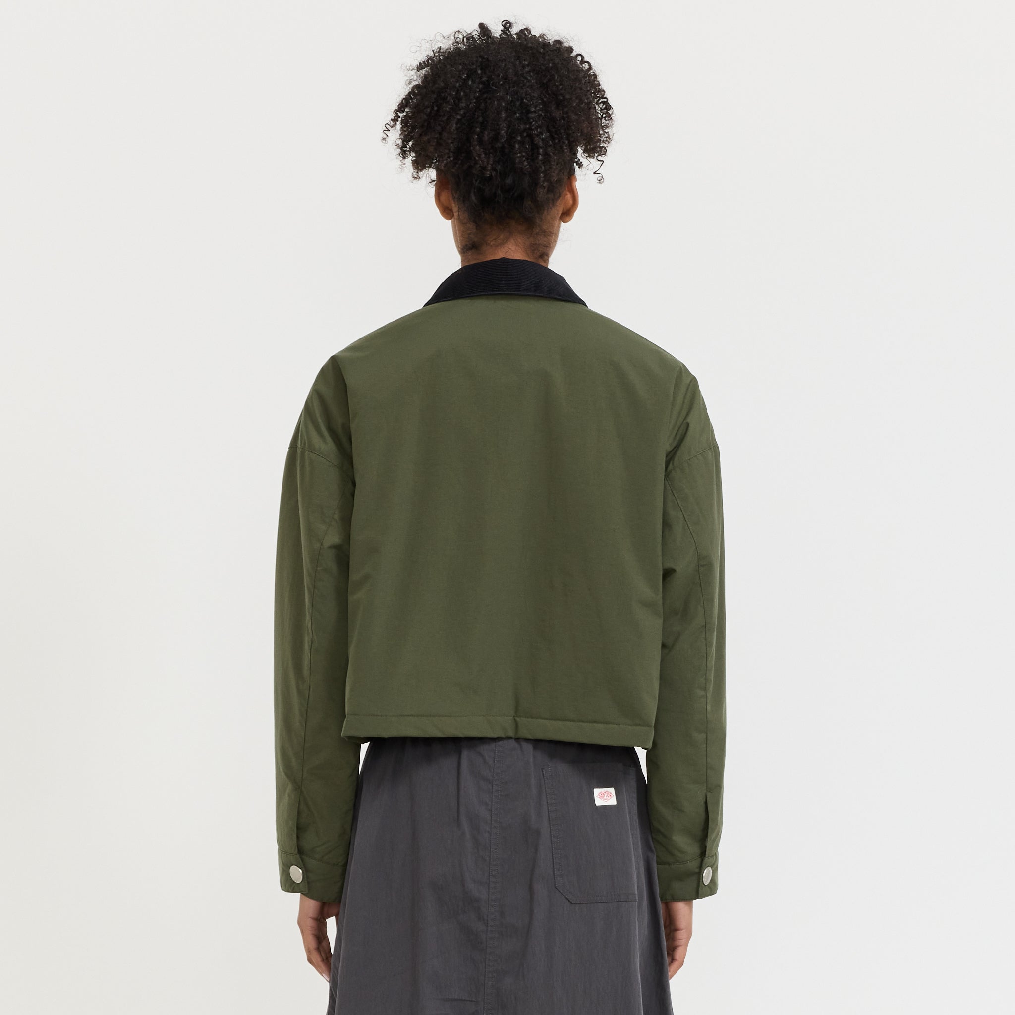 Short Jacket Dark Olive