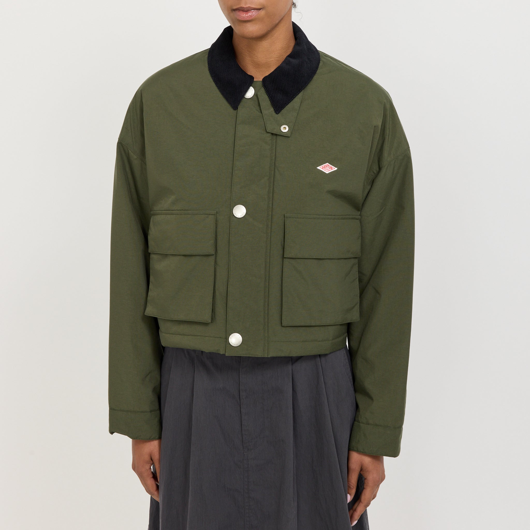 Short Jacket Dark Olive