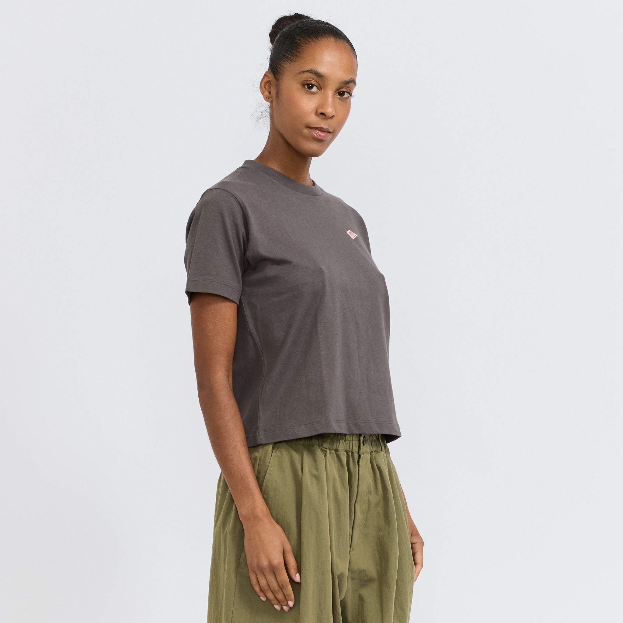 Danton | Womens Short T-Shirt Coal Grey | Maplestore