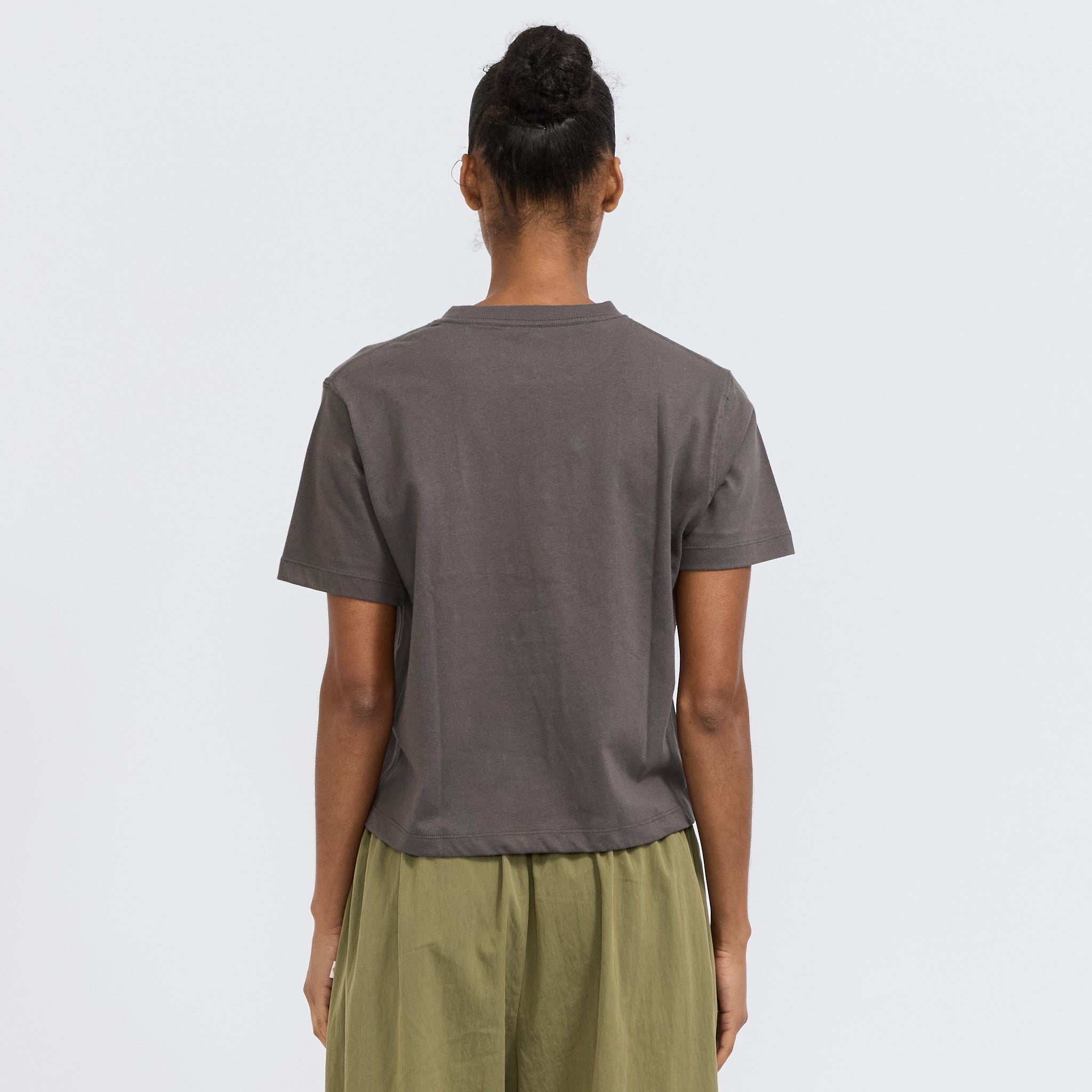 Danton | Womens Short T-Shirt Coal Grey | Maplestore
