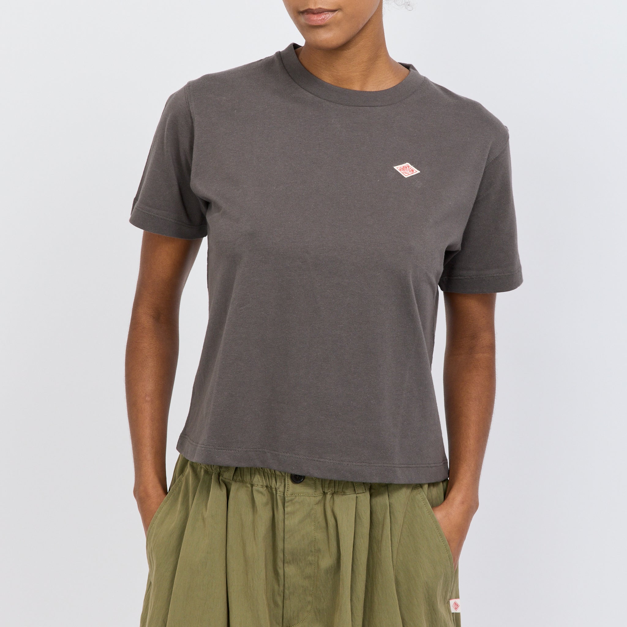 Danton | Womens Short T-Shirt Coal Grey | Maplestore