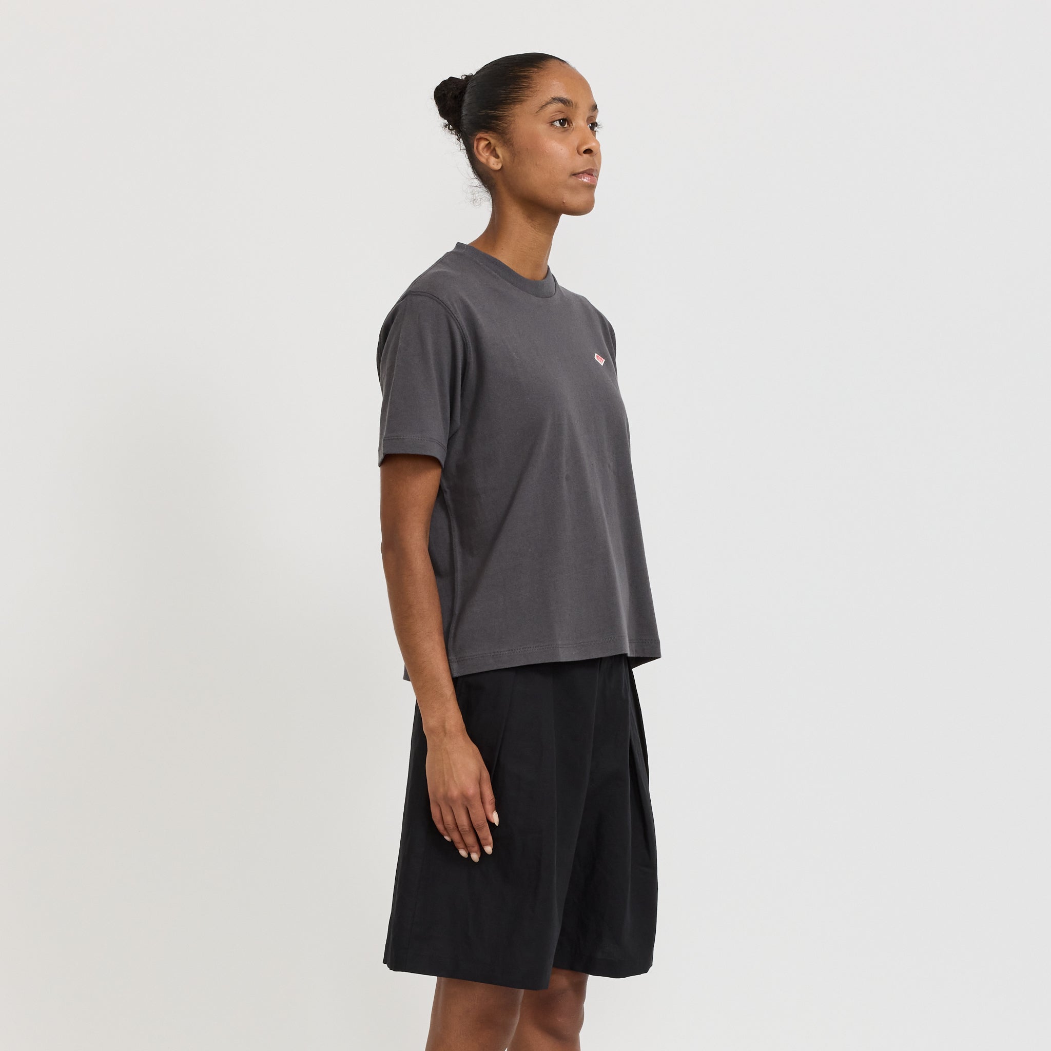 Danton | Womens Short T-Shirt Coal Grey | Maplestore