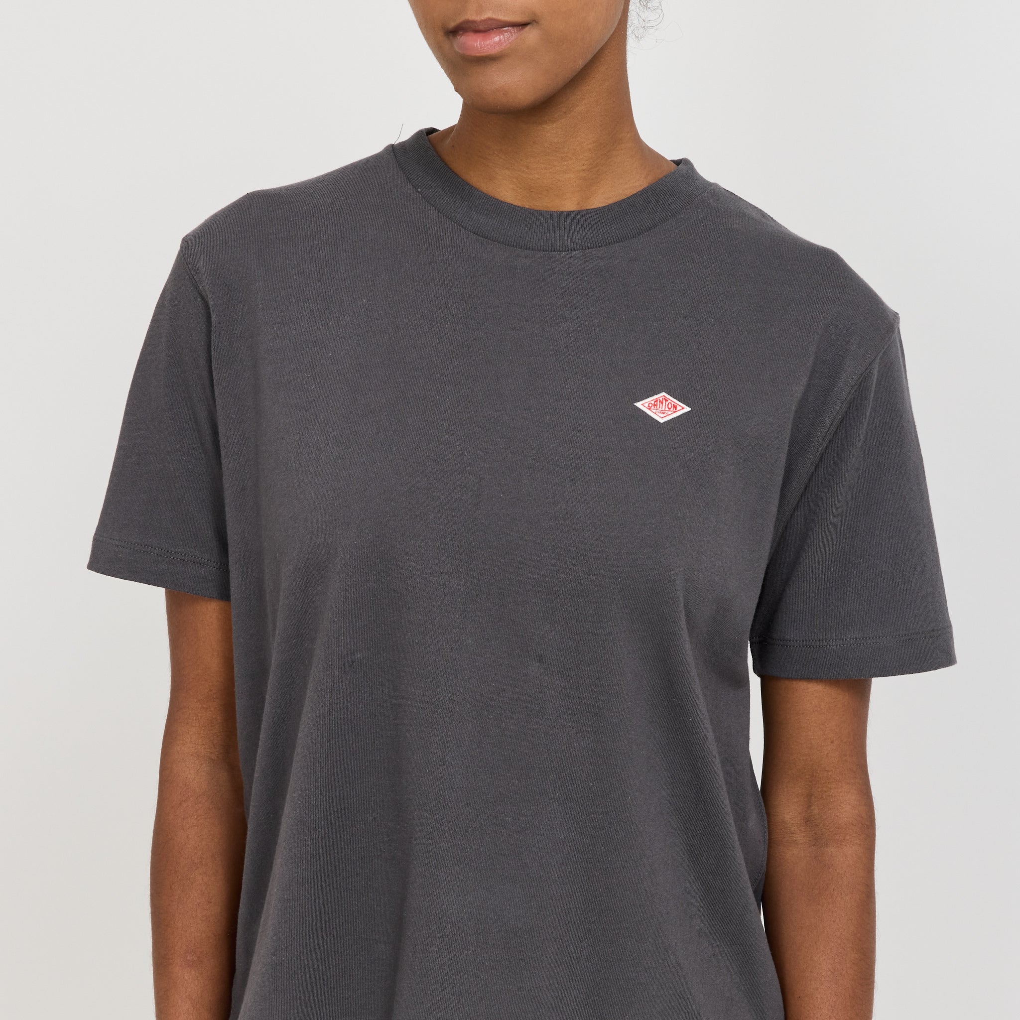 Danton | Womens Short T-Shirt Coal Grey | Maplestore