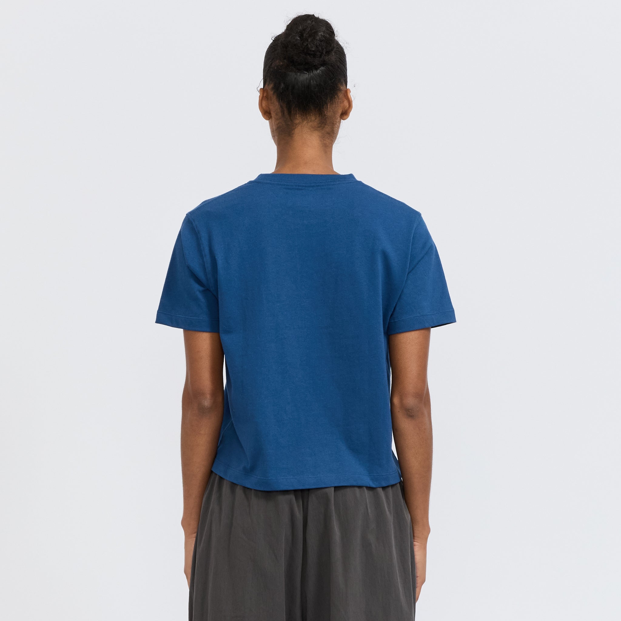 Danton | Womens Short T-Shirt Navy | Maplestore