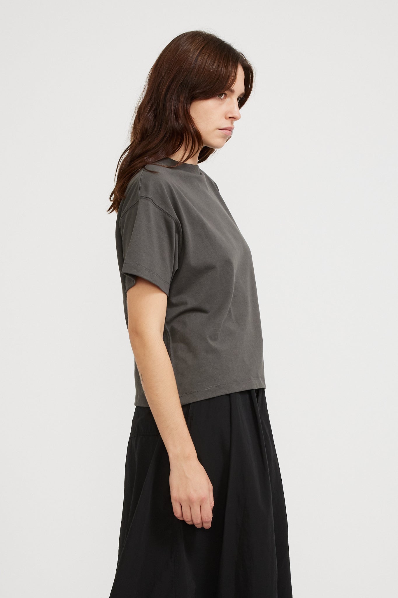 Danton | Short Sleeve Tee Coal Grey Womens | Maplestore