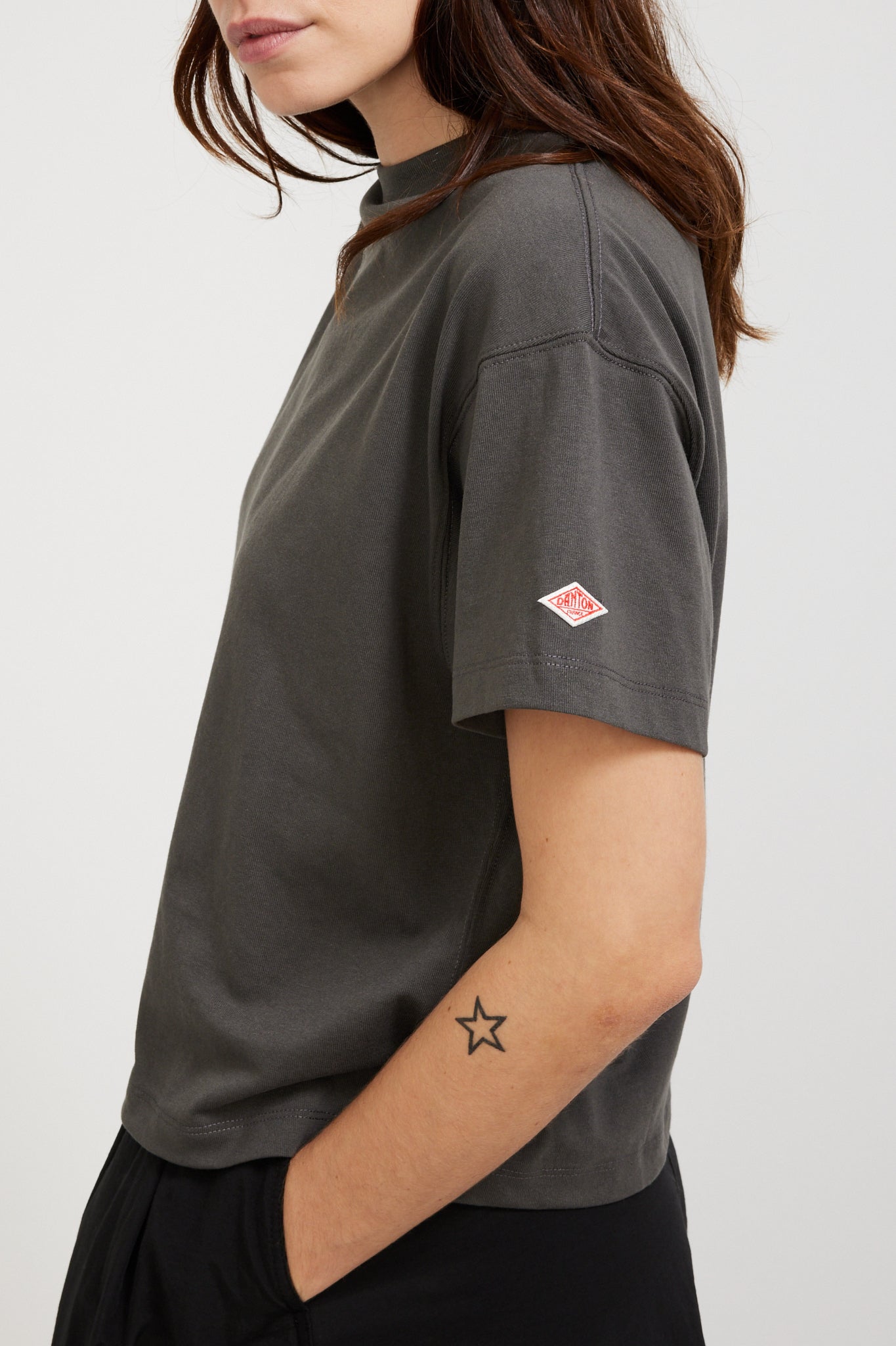 Danton | Short Sleeve Tee Coal Grey Womens | Maplestore