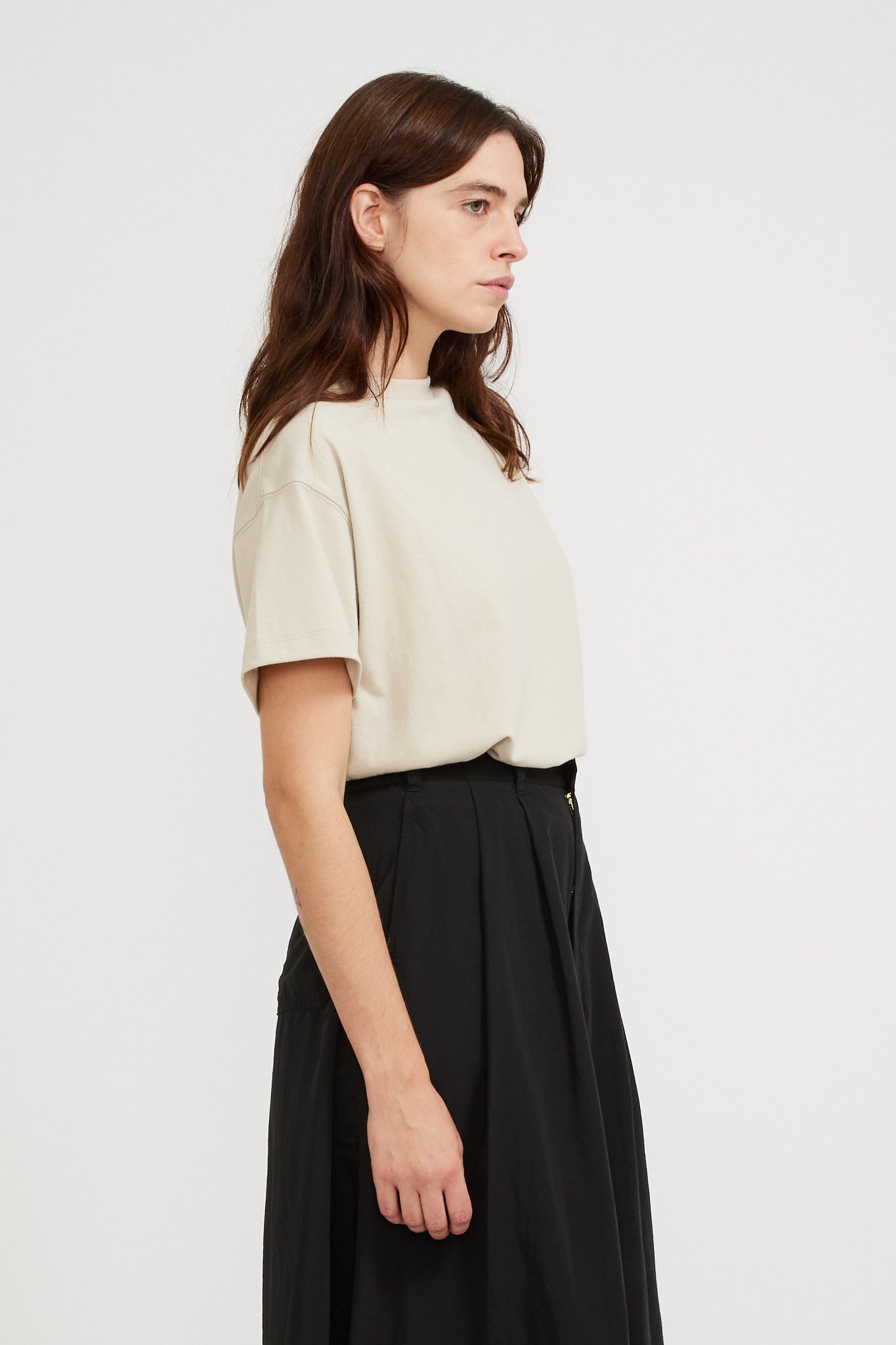 Danton | Short Sleeve Tee Greige Womens | Maplestore