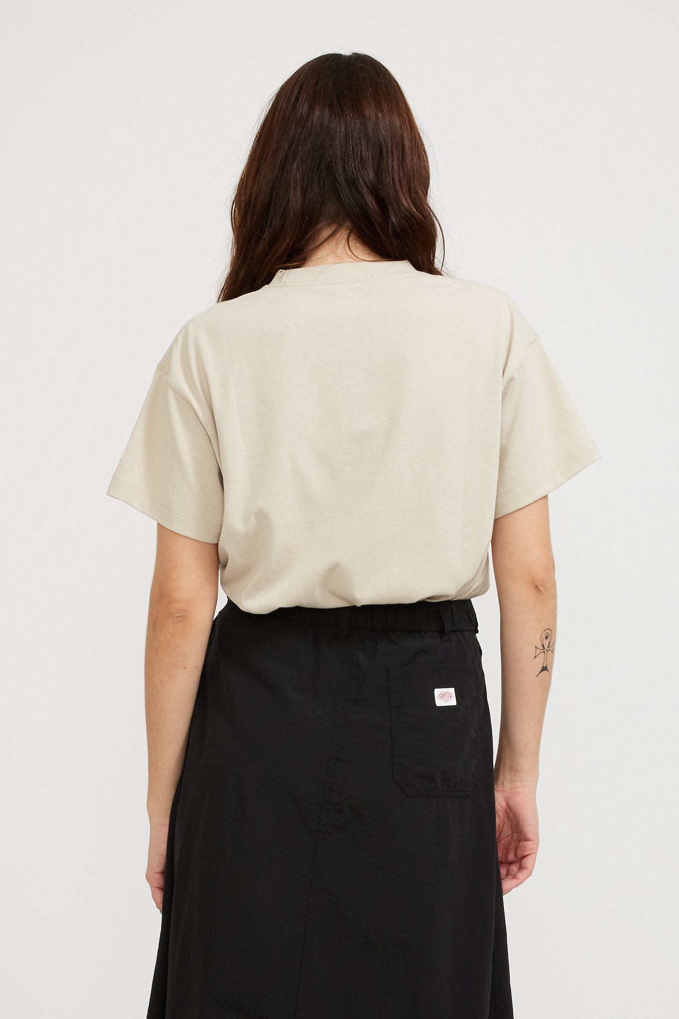 Danton | Short Sleeve Tee Greige Womens | Maplestore