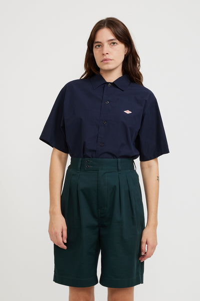 Danton | Half Sleeve Shirt Navy | Maplestore