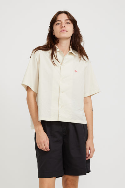 Danton | Half Sleeve Shirt Ivory | Maplestore