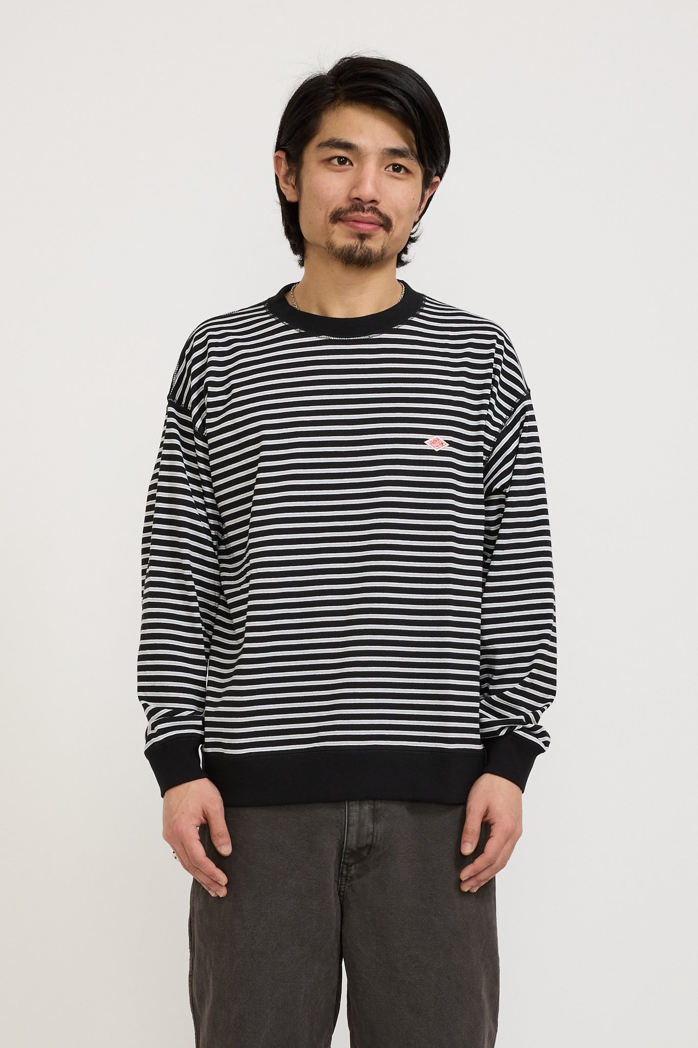 Danton | Sweat T-Shirt Black/Grey Multi | Maplestore