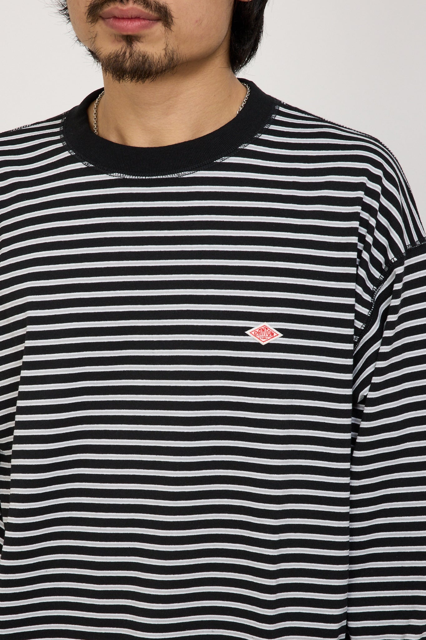 Danton | Sweat T-Shirt Black/Grey Multi | Maplestore