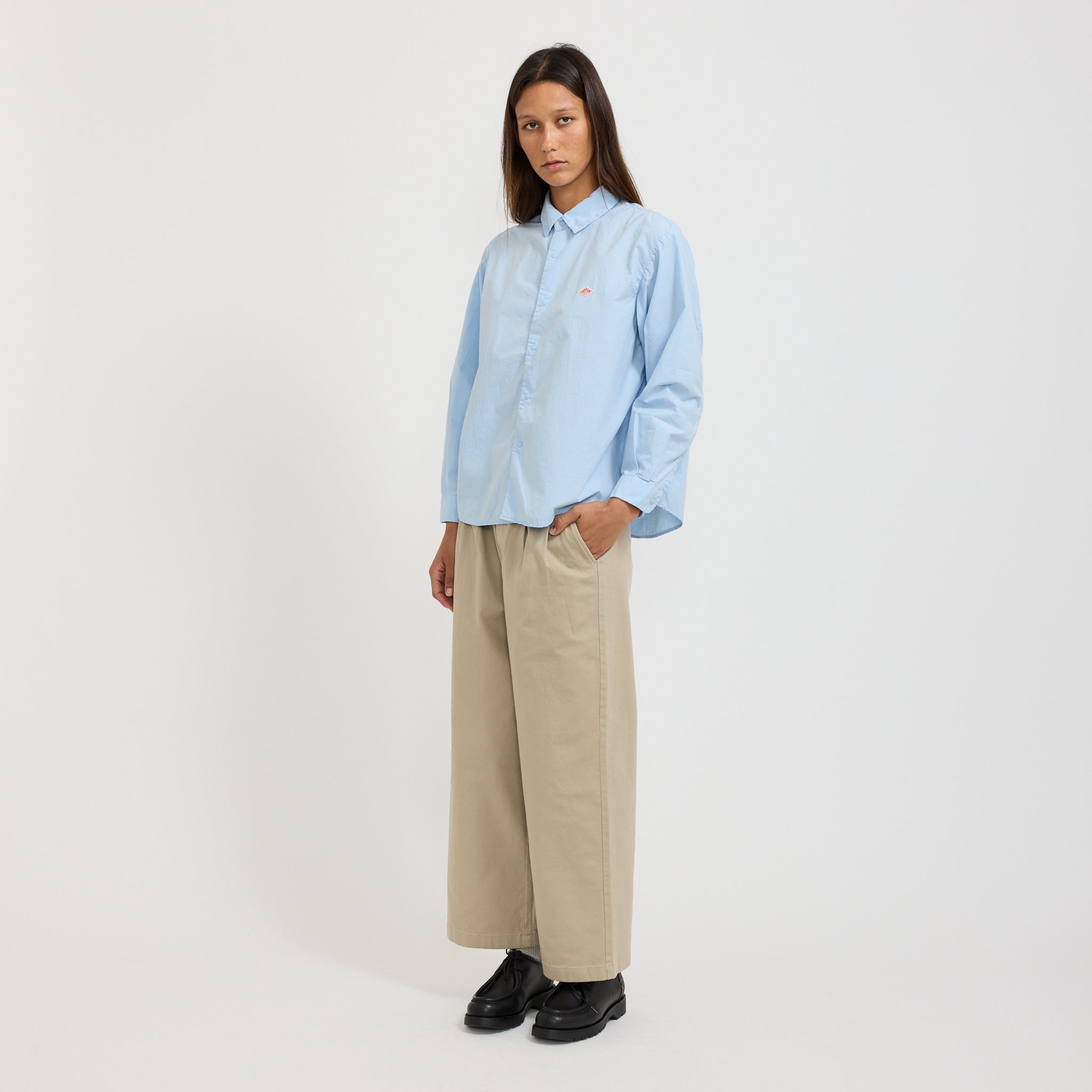 Danton | Washed Shirt Sax | Maplestore