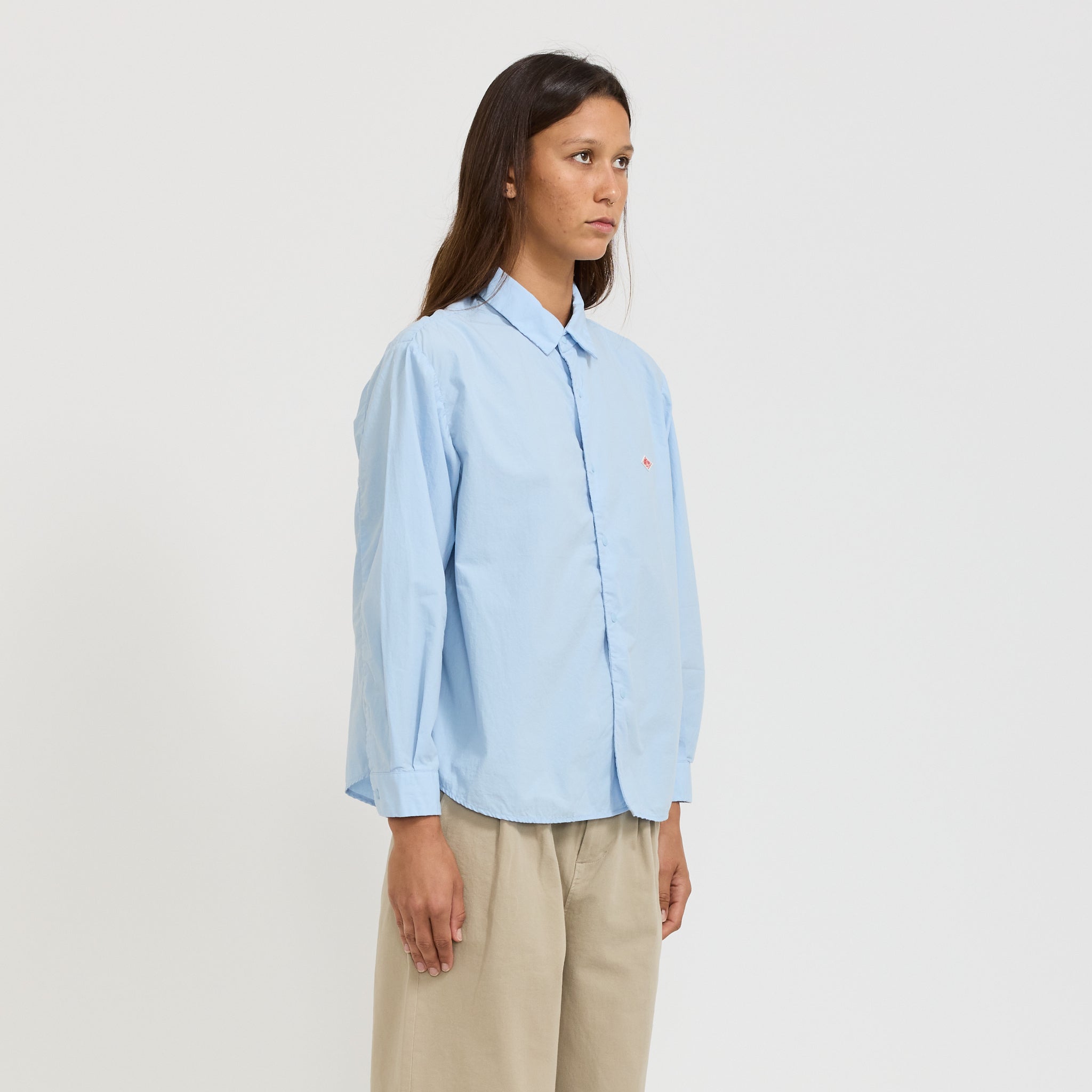 Danton | Washed Shirt Sax | Maplestore