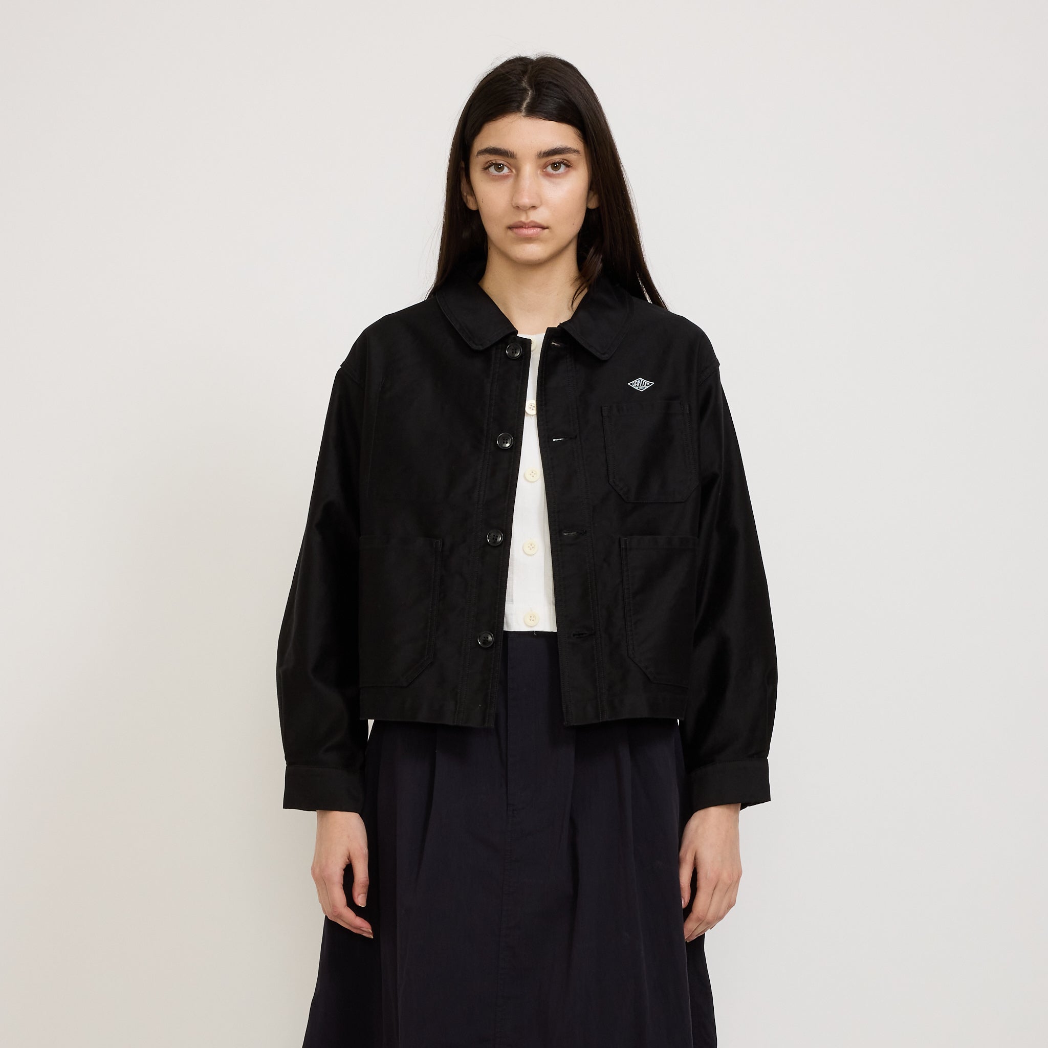 Danton | Wide Coverall Moleskin Black | Maplestore