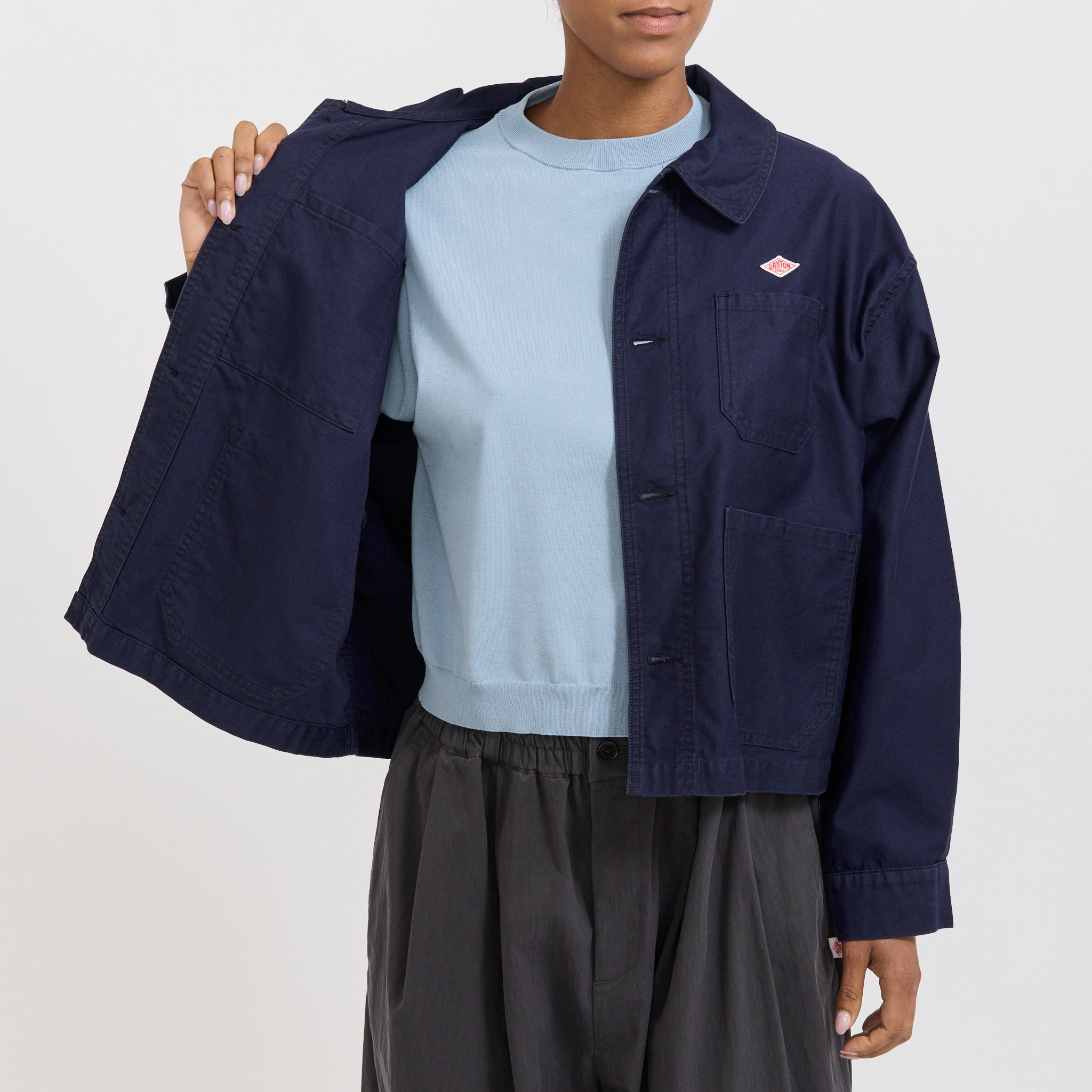 Danton | Wide Coveralls Navy | Maplestore