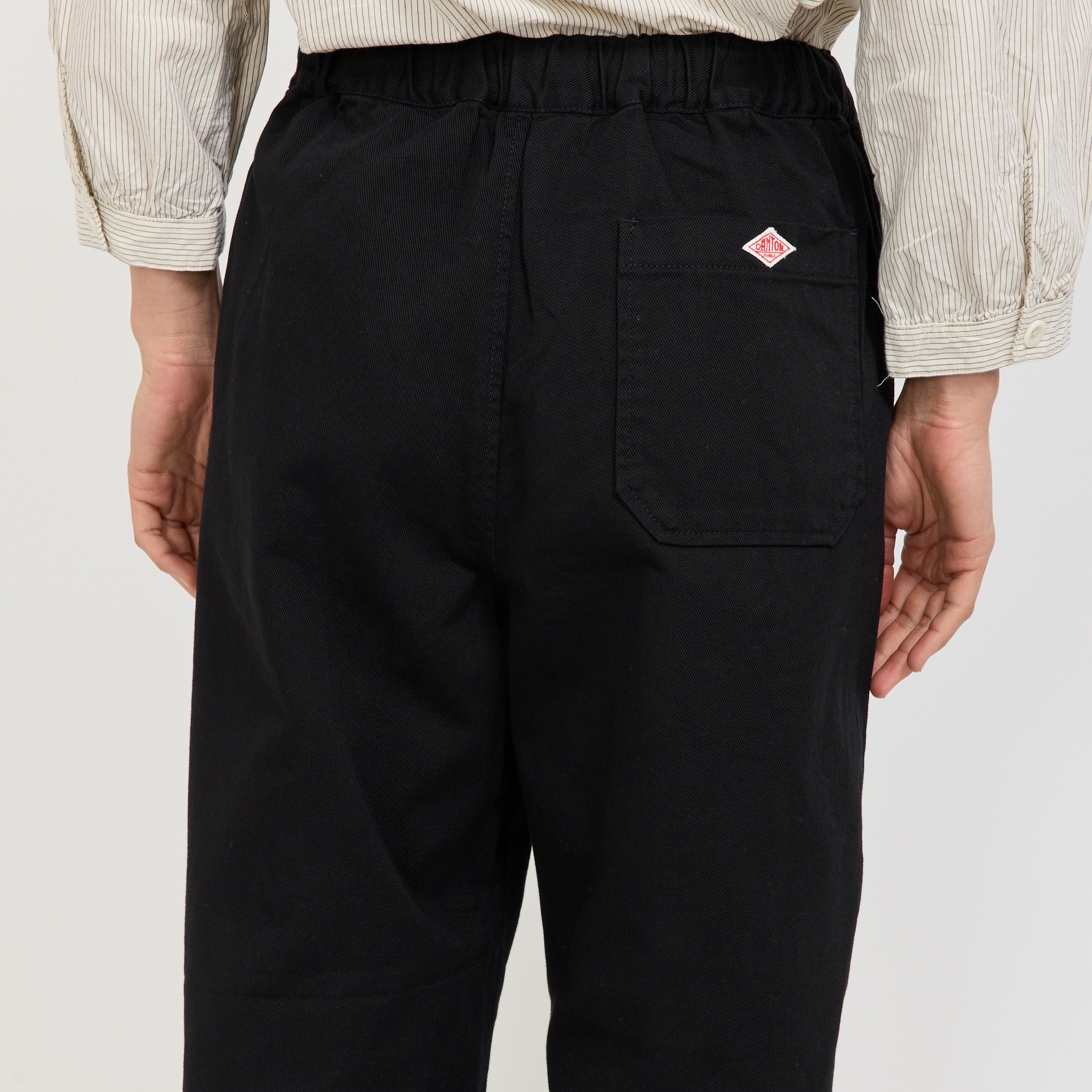 Tuck Easy Pants Heavy Twill Black