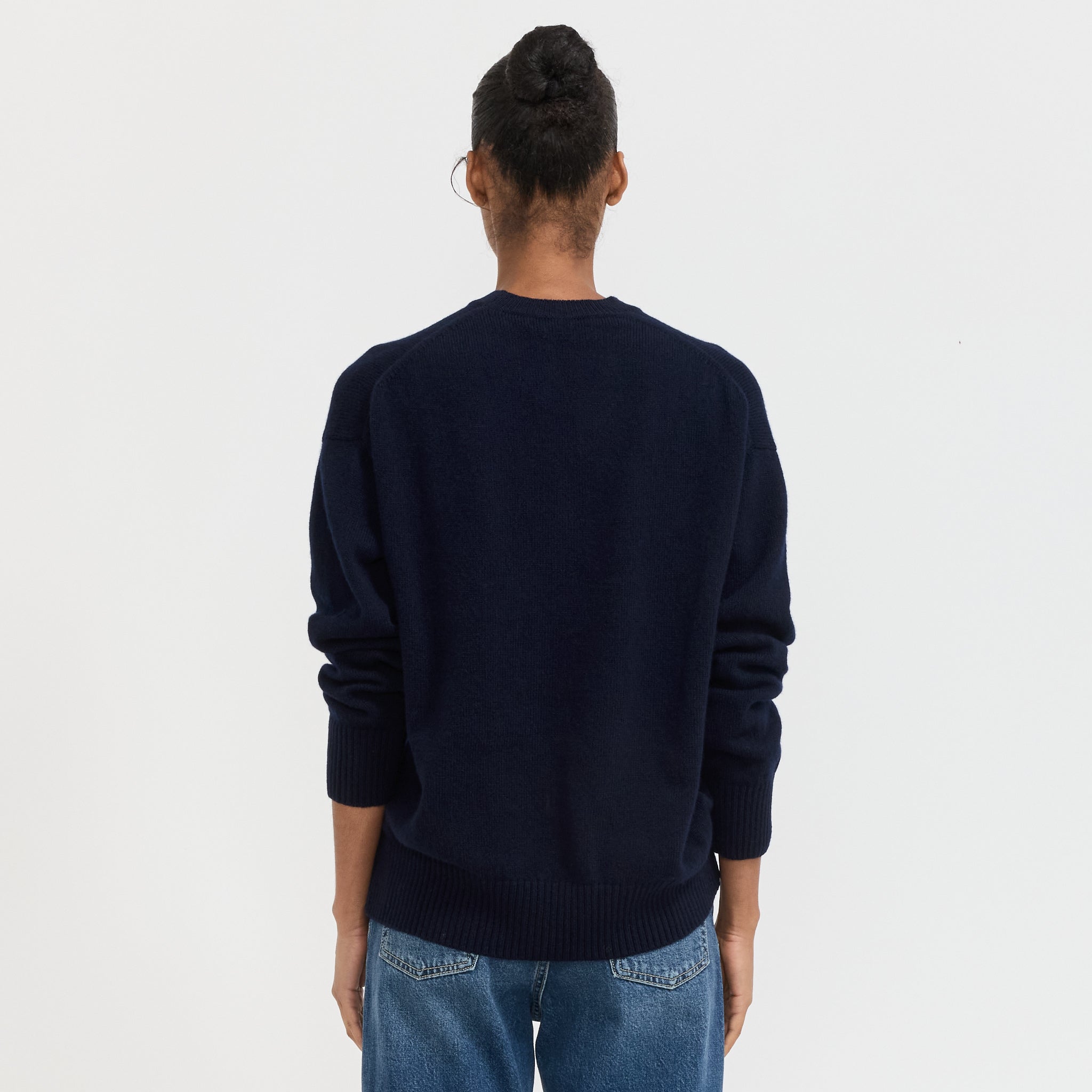 &Daughter | Innes Slouch Crewneck Navy | Maplestore