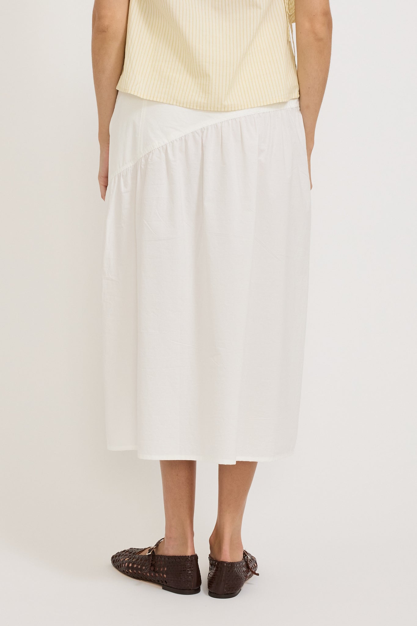 Angle Skirt White