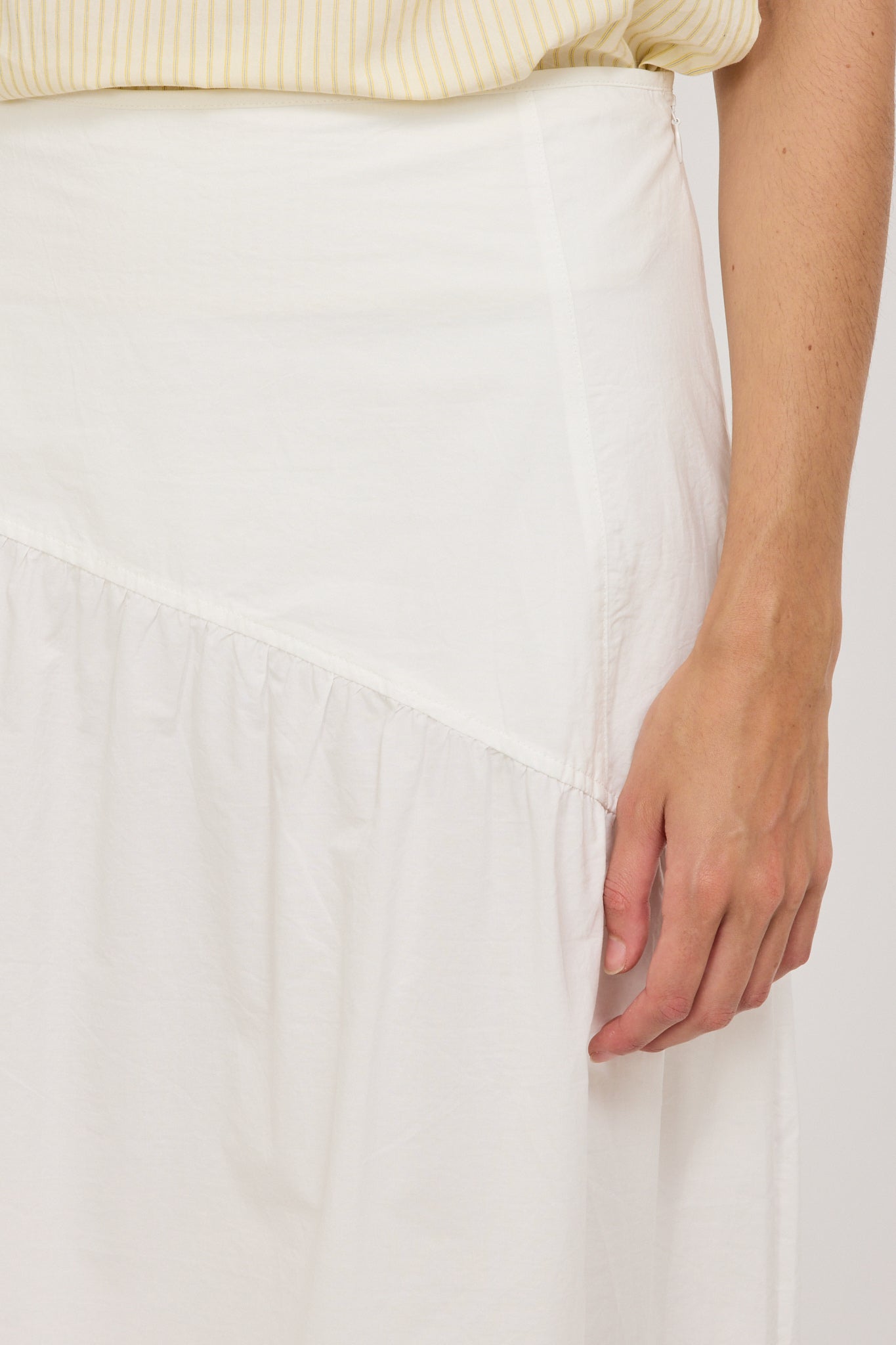 Angle Skirt White