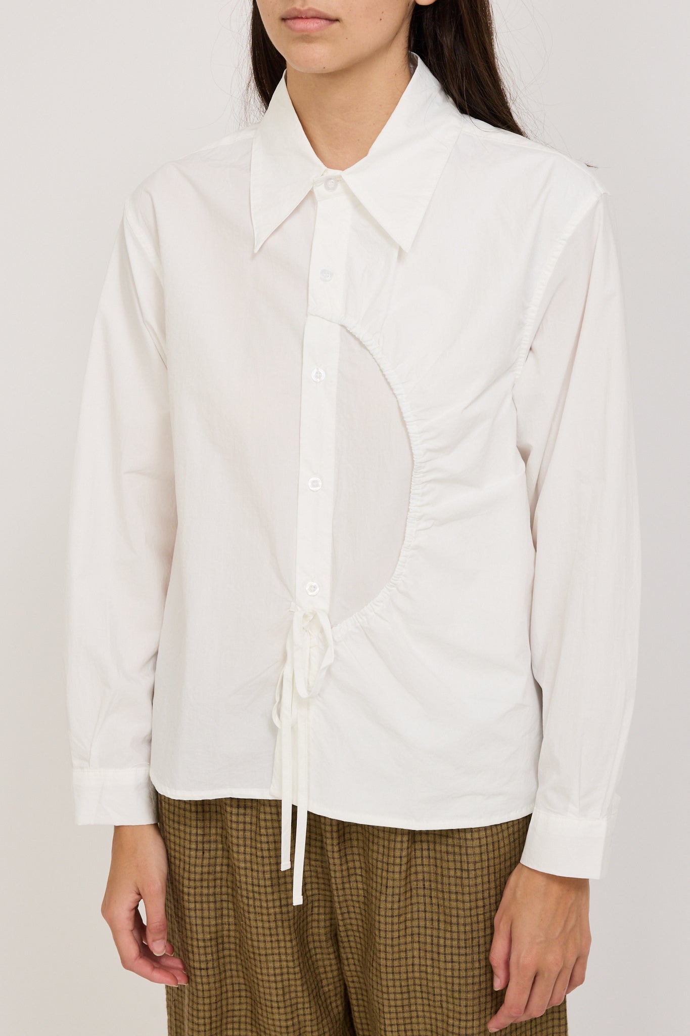 Arch Tie Shirt White