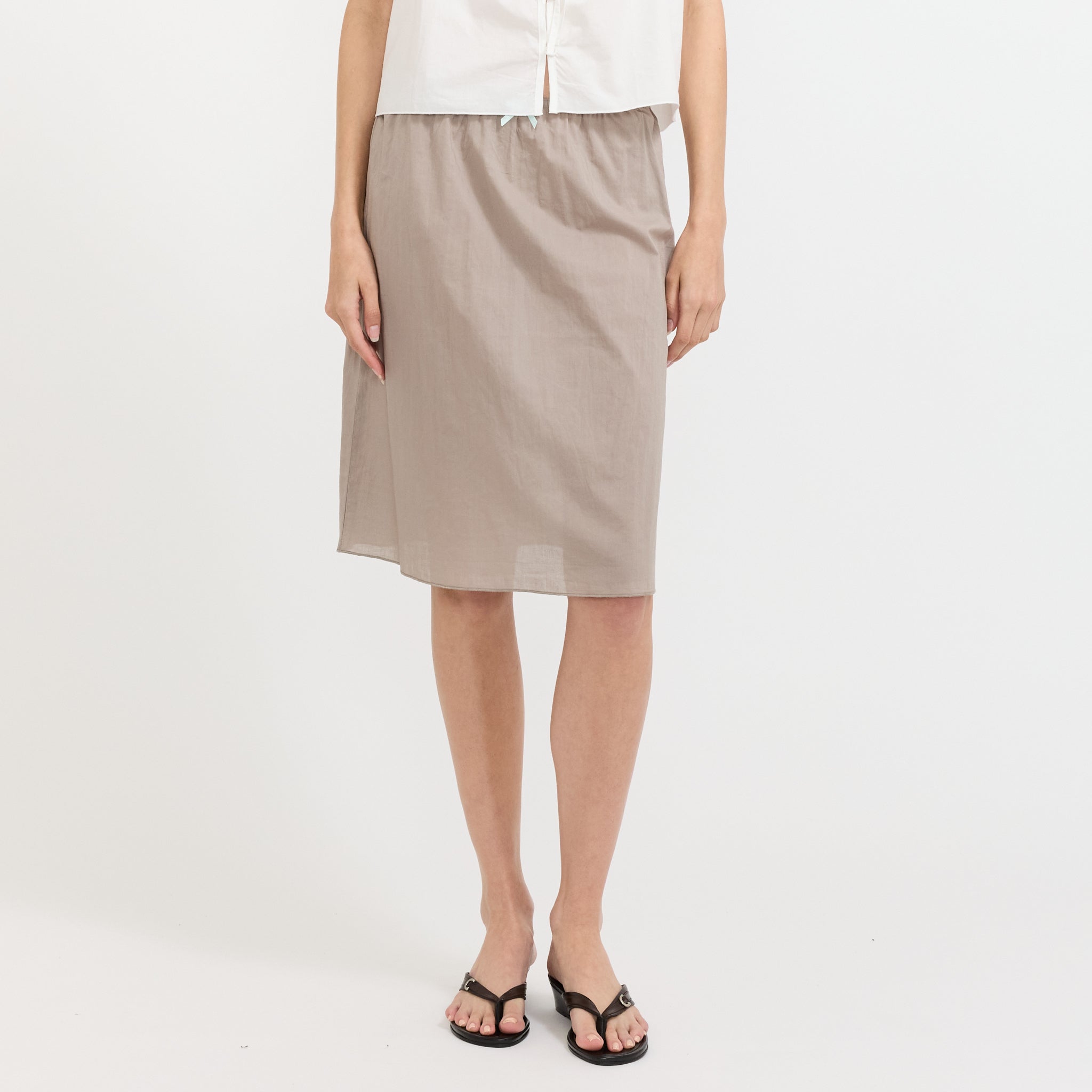 Basic Skirt Grey