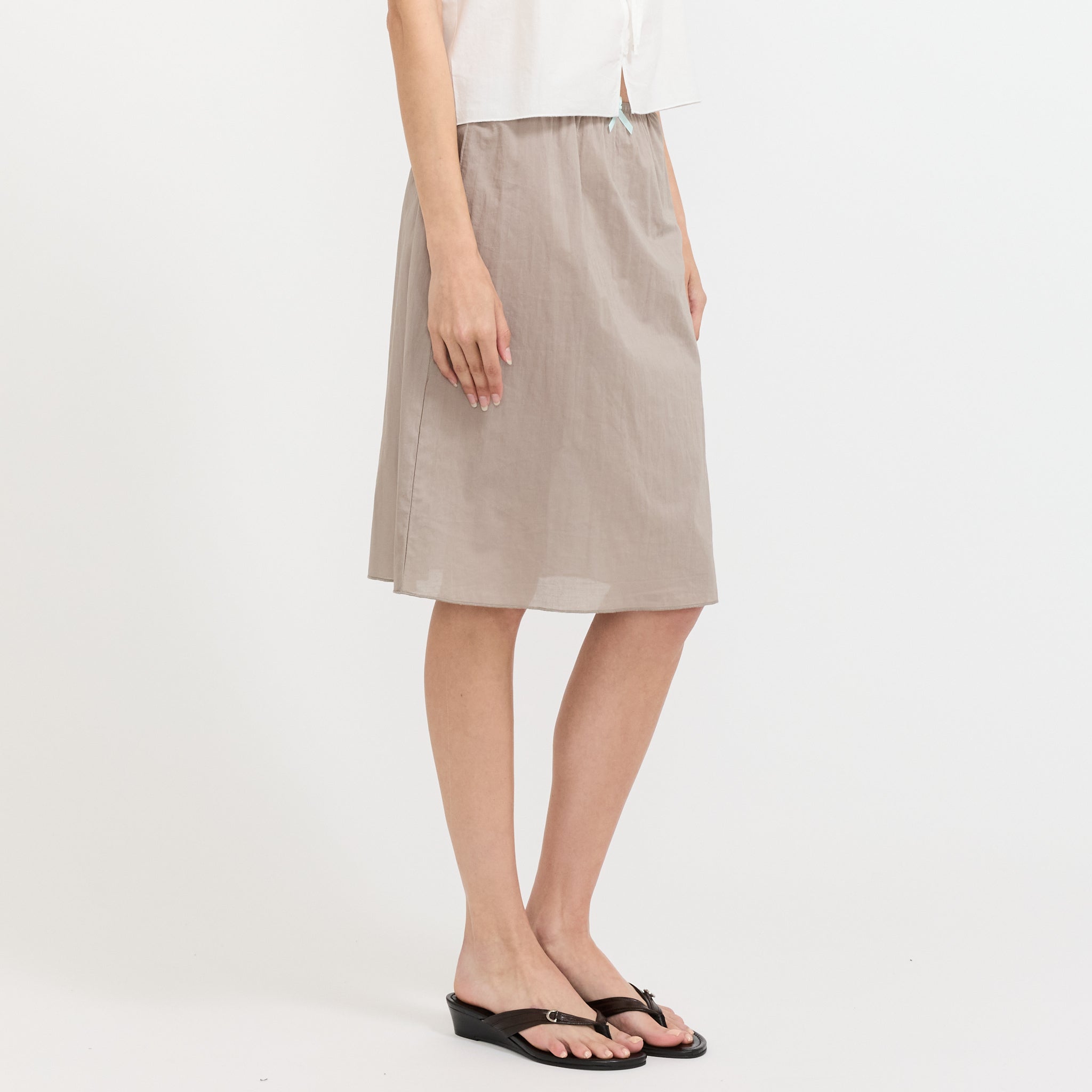 Basic Skirt Grey