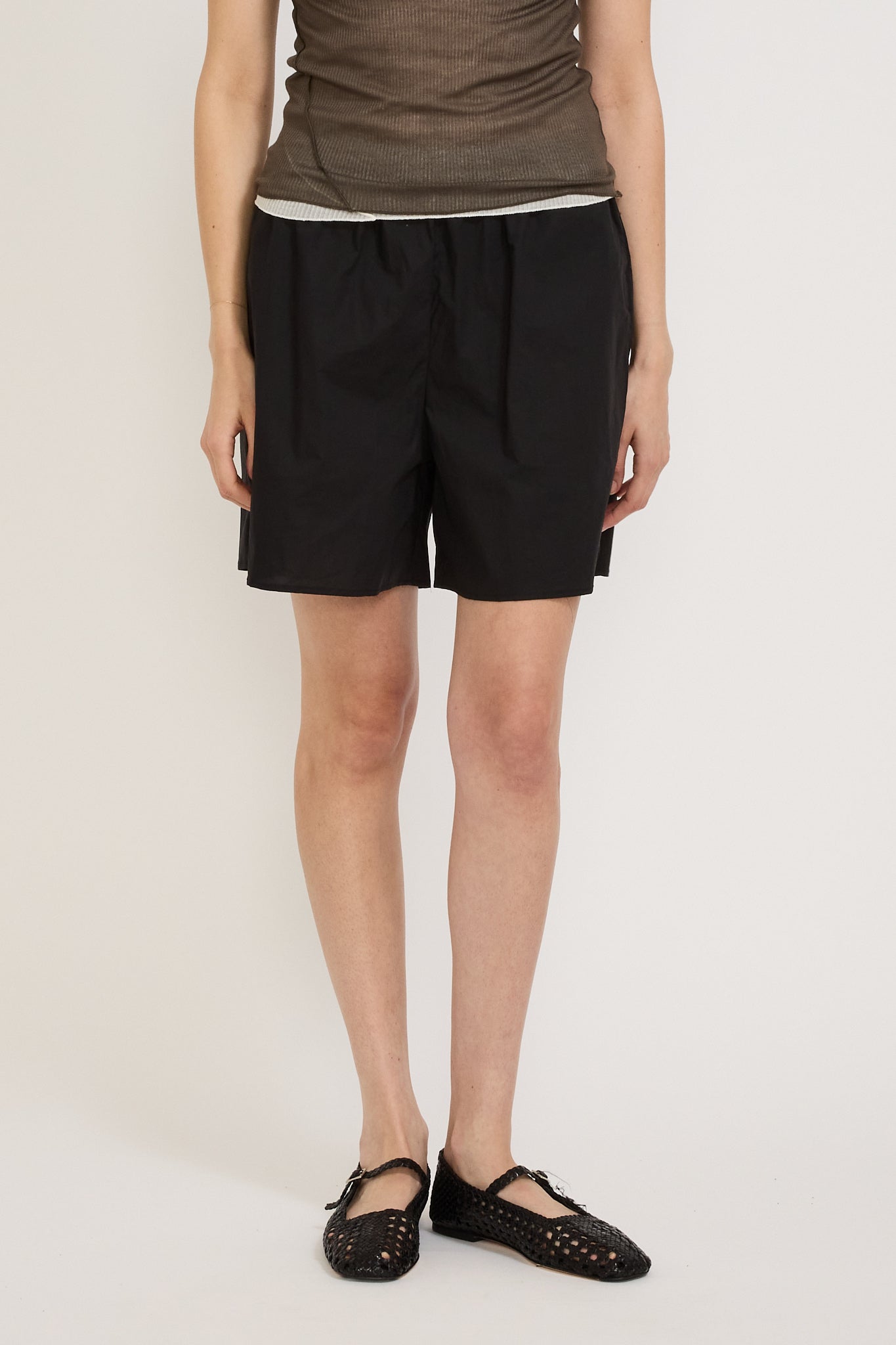 Button Short Black