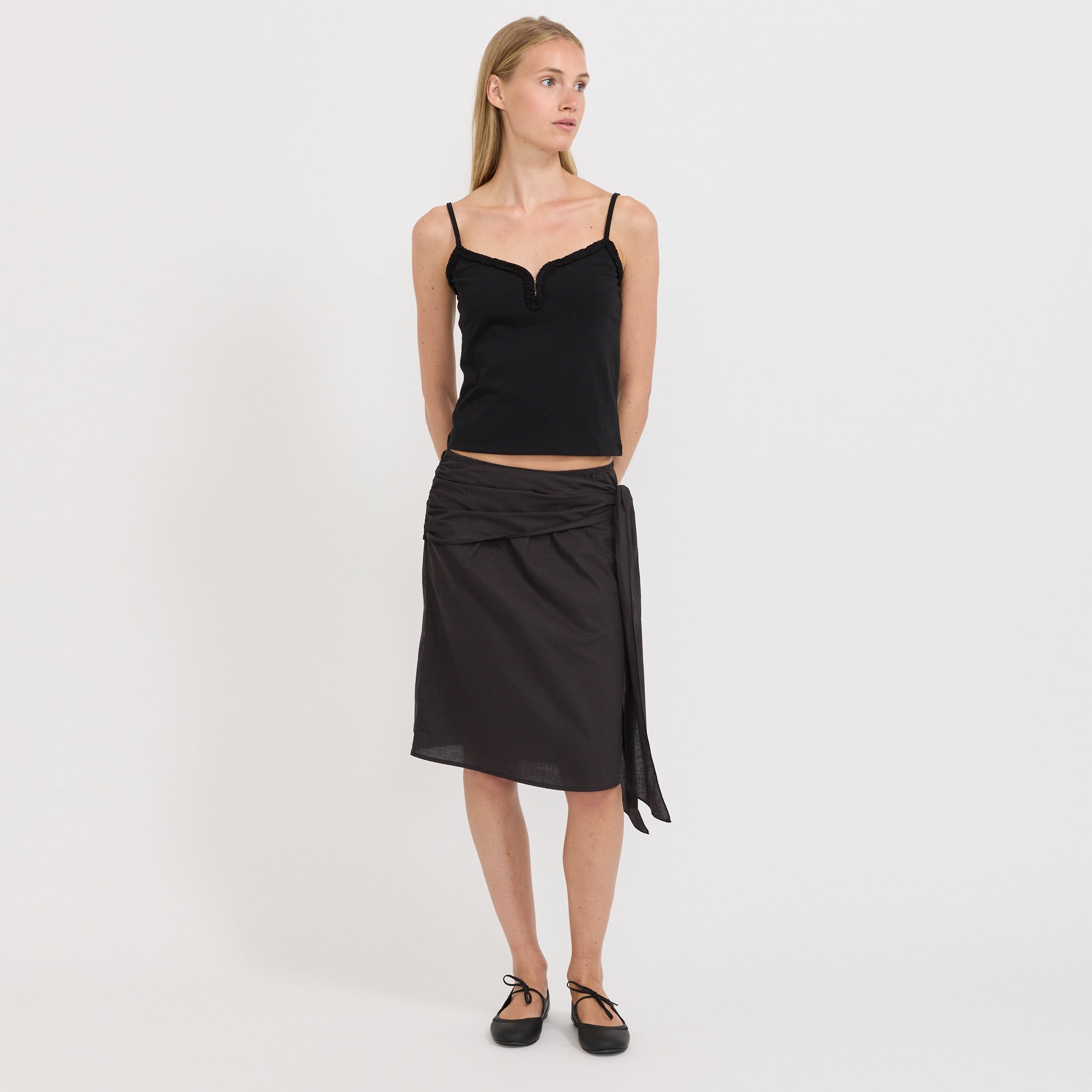 Deiji Studios | Clasp Singlet Black | Maplestore